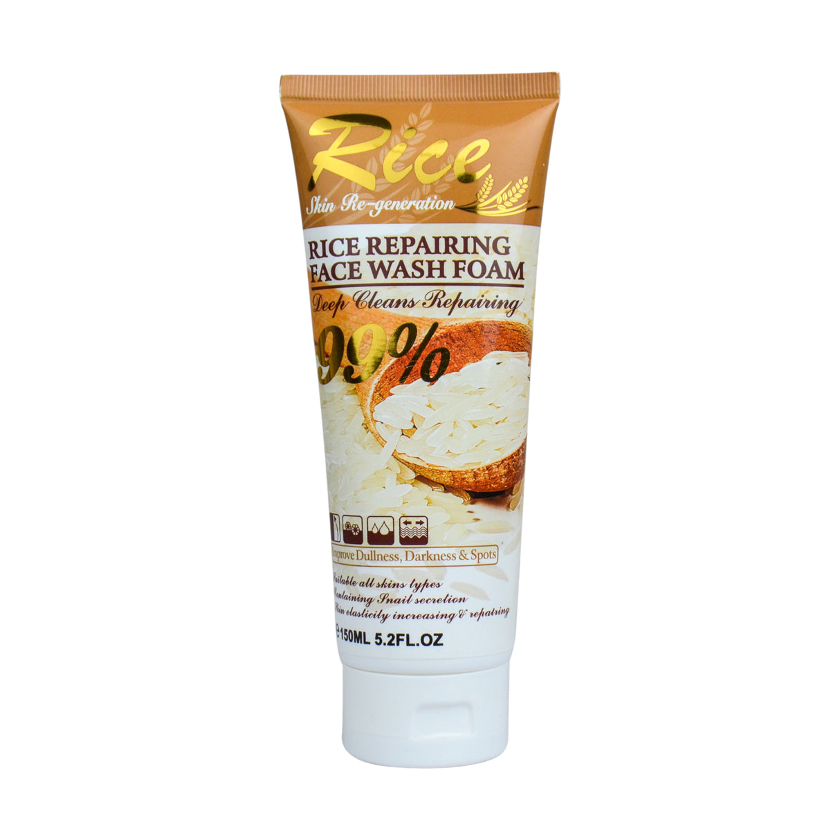 wokali face wash rice skin regeneration 150ml