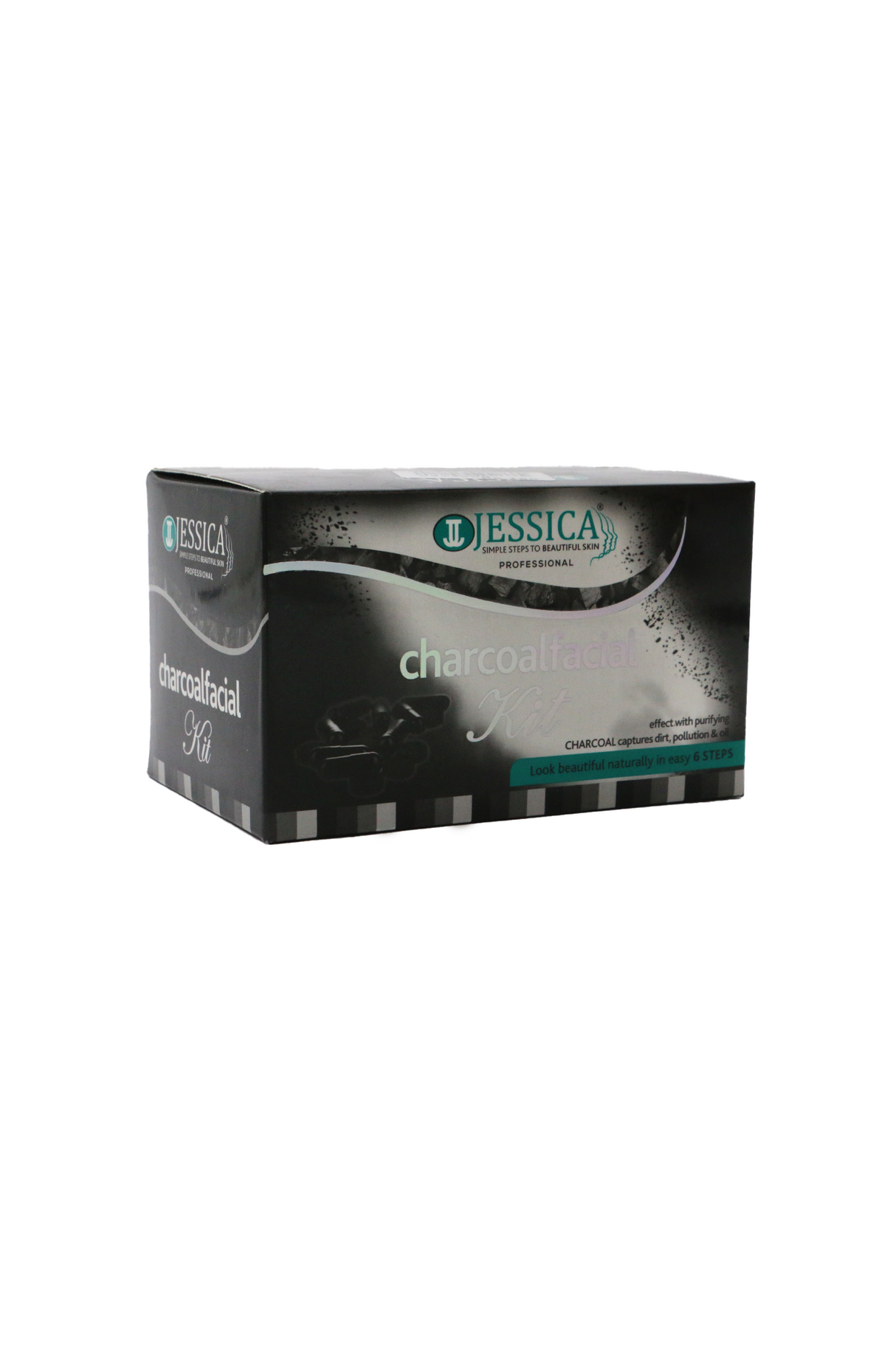 jessica facial kit charcoal sachet