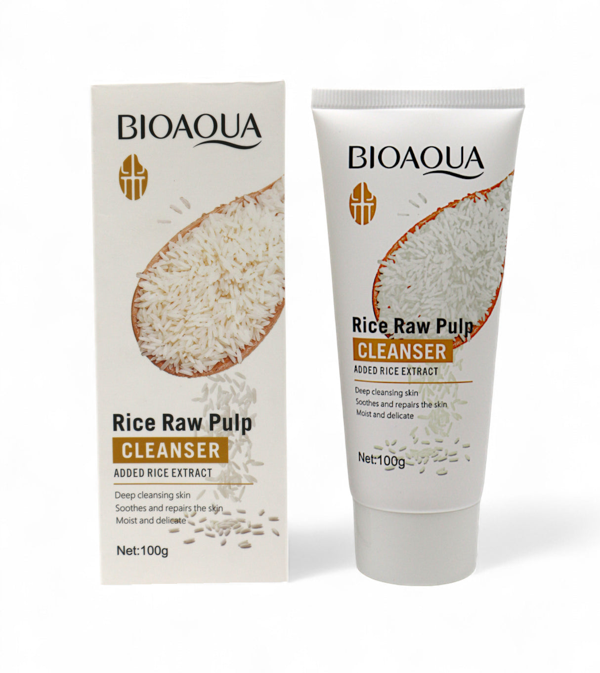bioaqua cleanser rice raw pulp 100g china