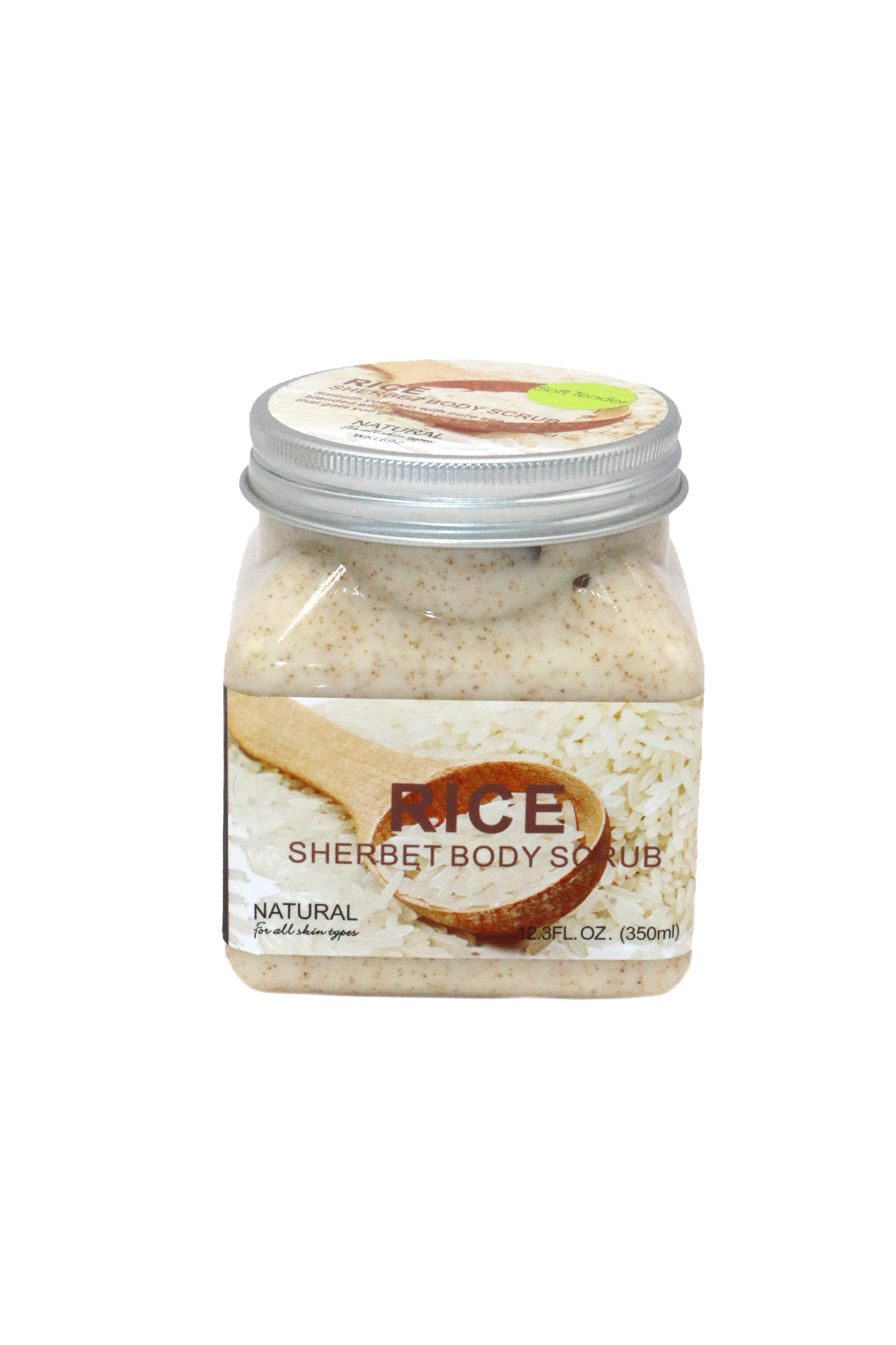 natural body scrub rice 350ml