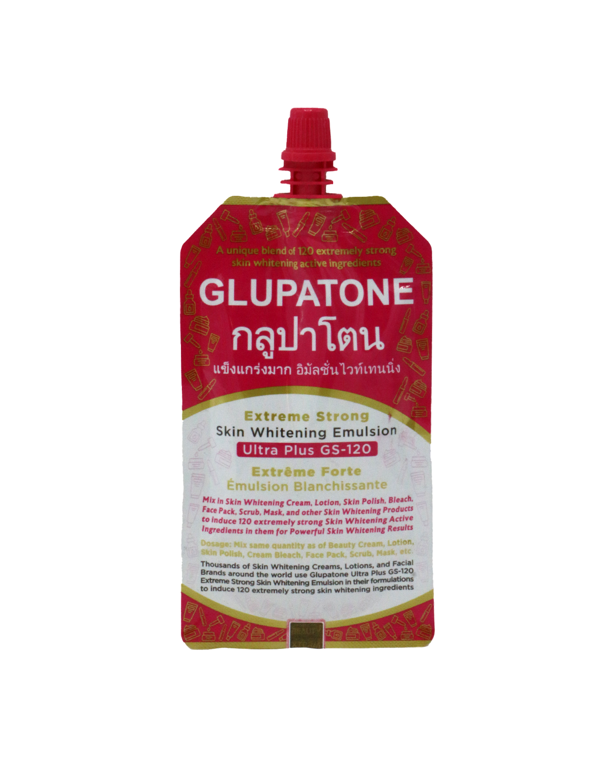 glupatone skin whitening emulsion sachet