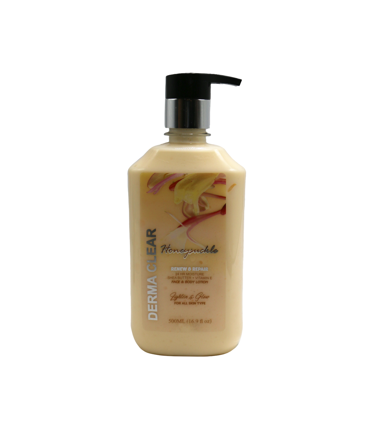 derma clear body lotion honeysuckle 500ml