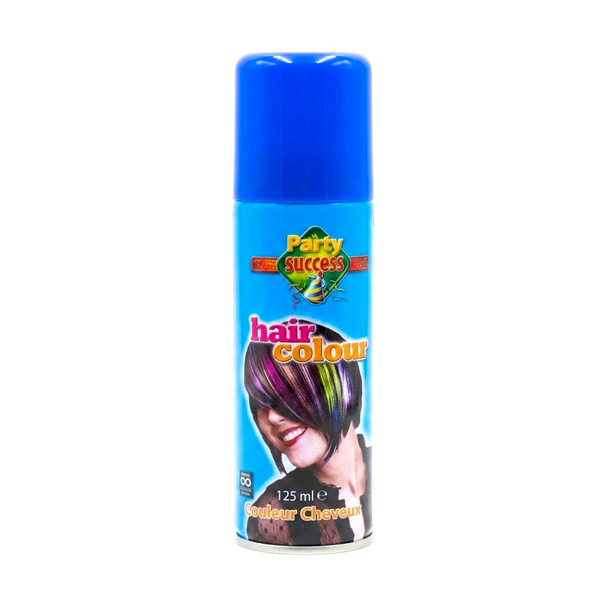 party success hair color spray blue 125ml