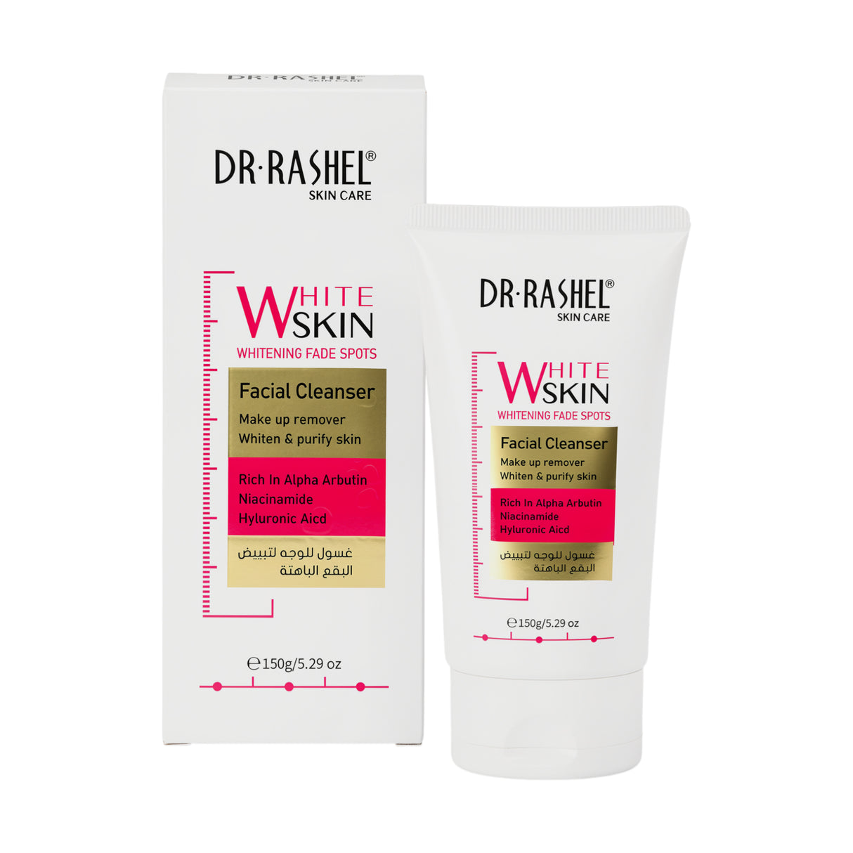 dr rashel white skin facial cleanser 150g