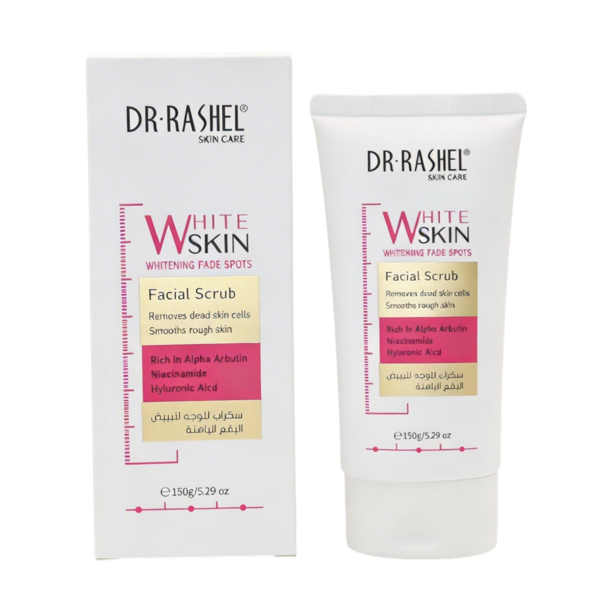 dr rashel white skin facial scrub 150g prc