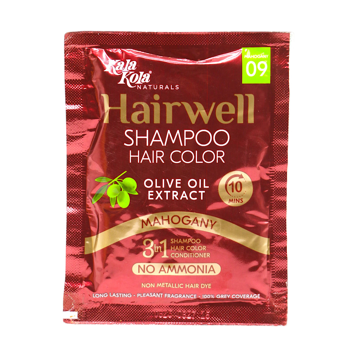 kala kola hairwell shampo hair color mahogany 09