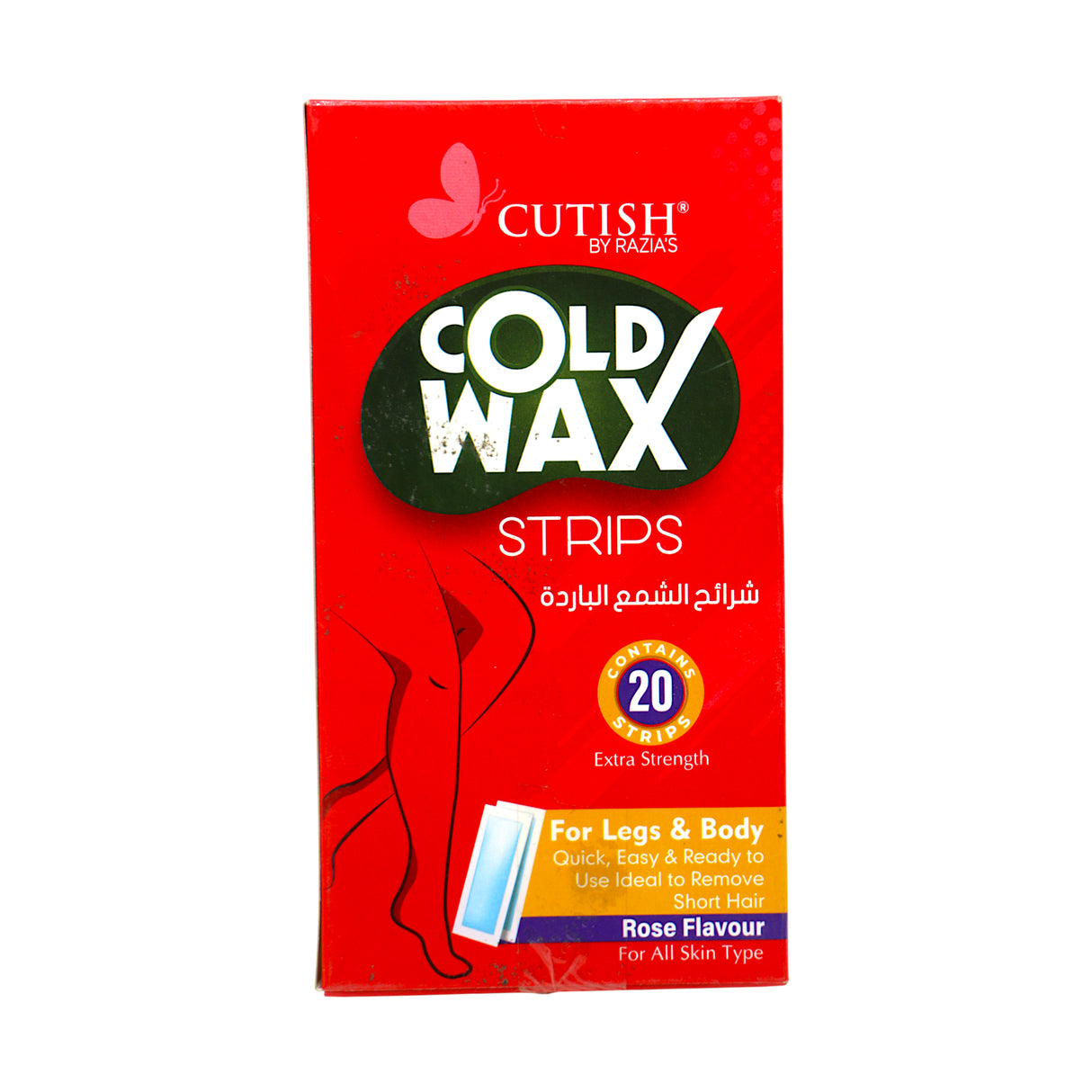 cutish cold wax strips rose