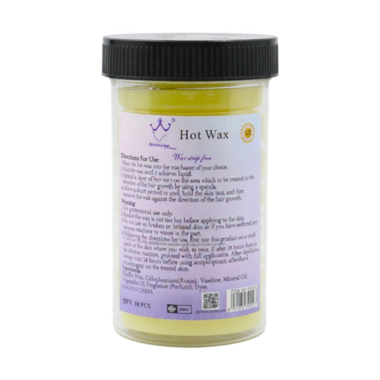 konsung hot wax tikki yellow 10pcs dw301 china