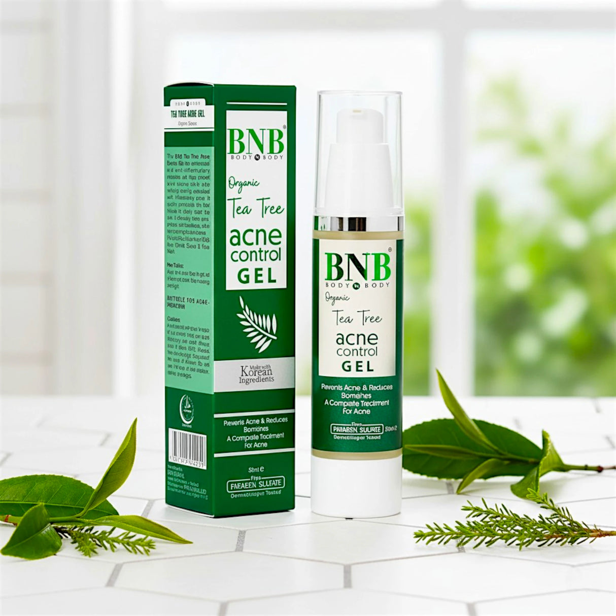 bnb tea tree acne control gel 50ml