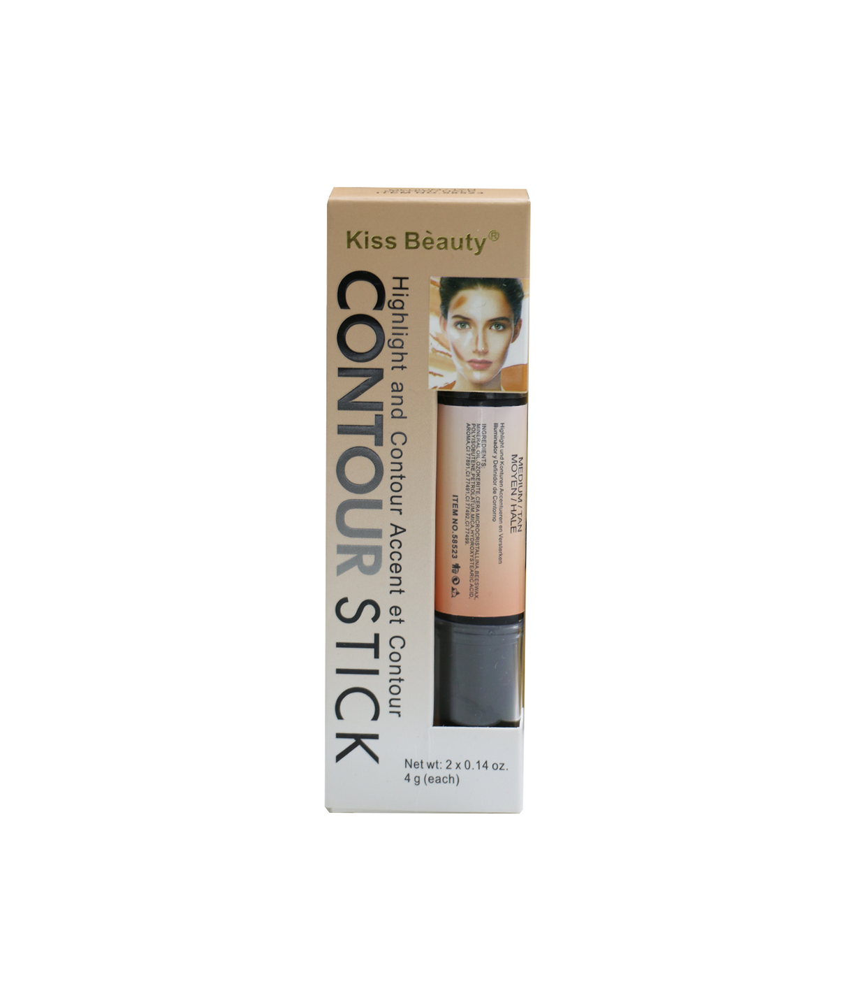 kiss beauty contour stick 2in1 58523