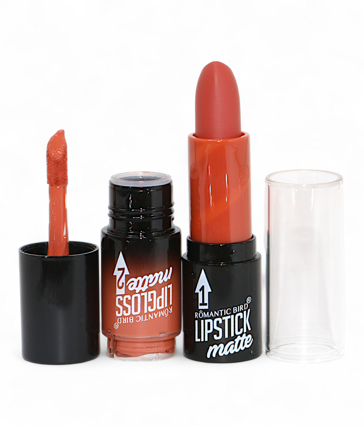romantic bird lipgloss 2in1 mix color china rb153