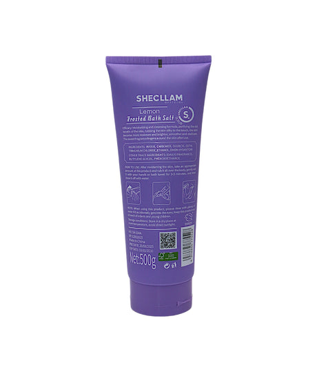 shecllam lemon bath salt scrub 500g china sh-534a