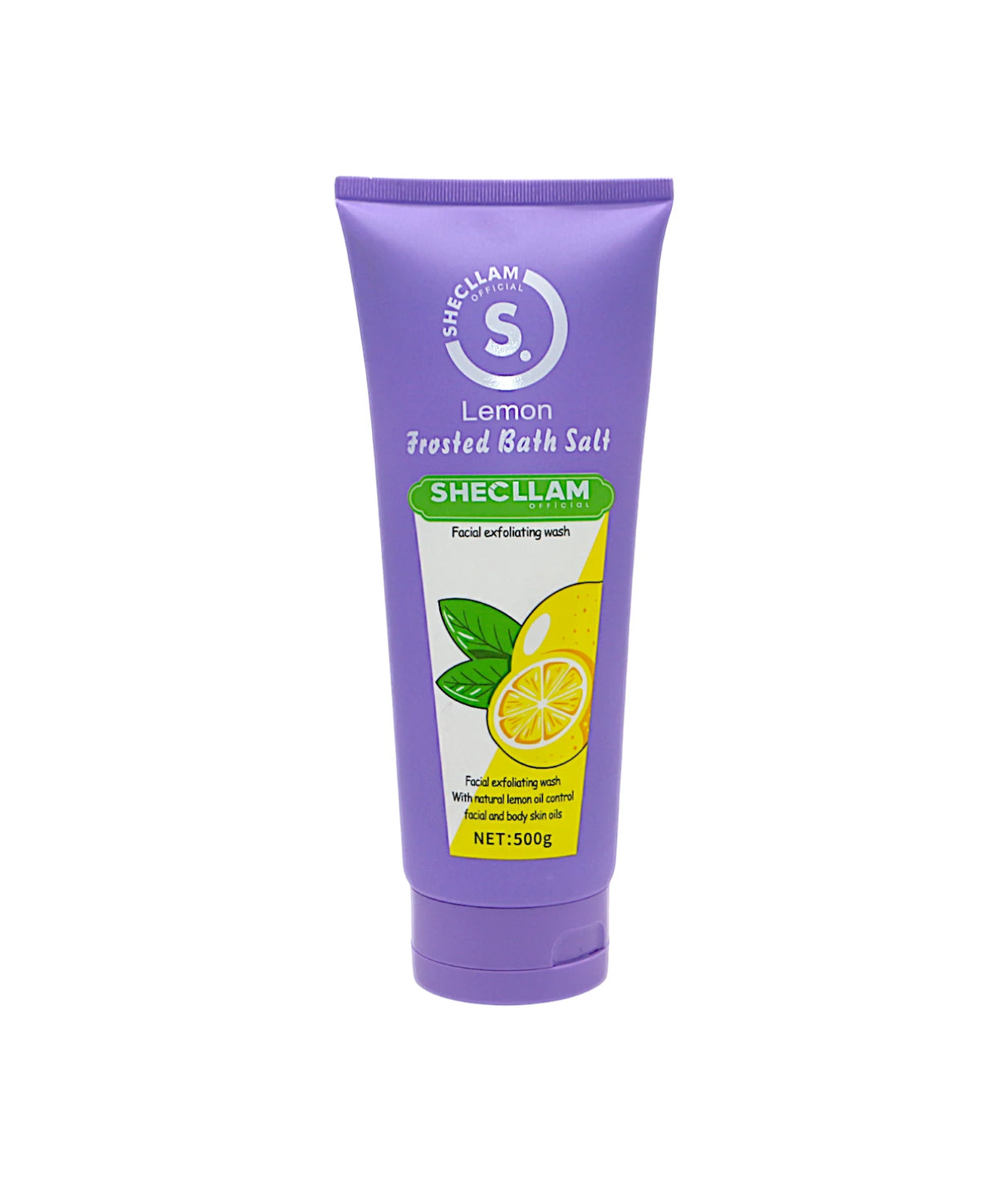 shecllam lemon bath salt scrub 500g china sh-534a