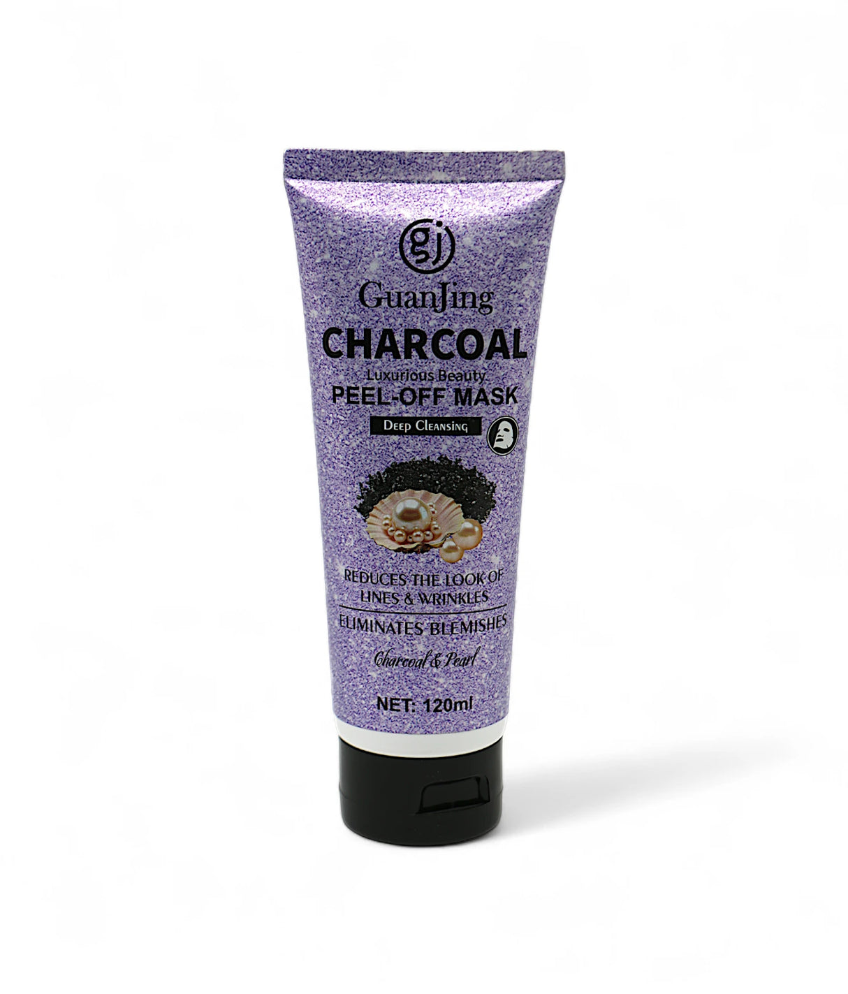 guanjing peel off mask glitter charcoal 120ml china gj6050