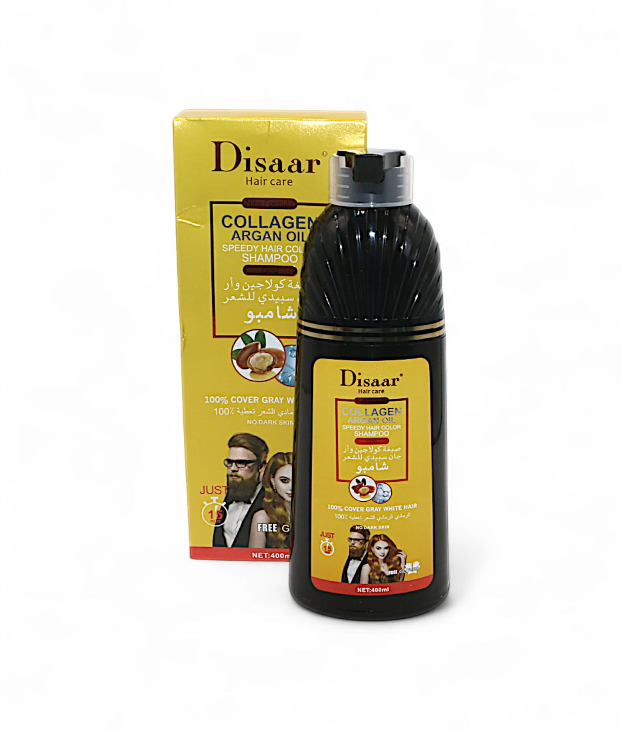 disaar hair color shampoo gold 400ml china ds5103