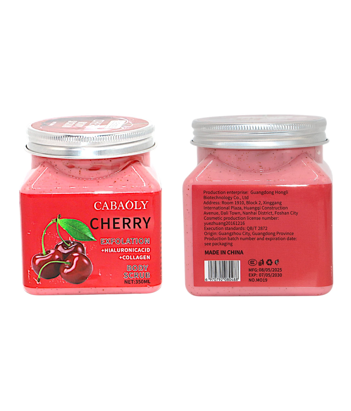 cabaoly body scrub cherry 350ml china m019