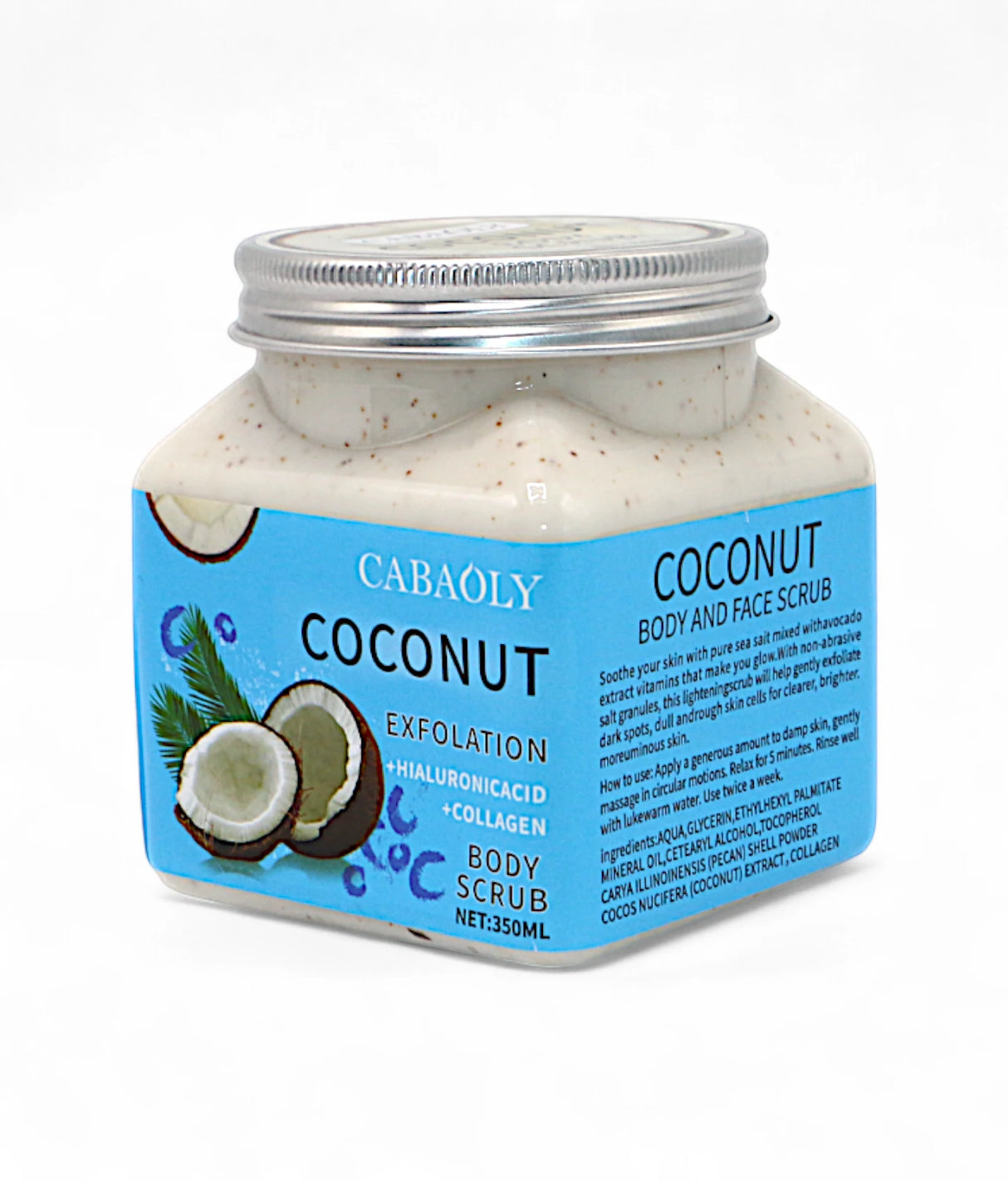 cabaoly body scrub coconut 350ml china m004