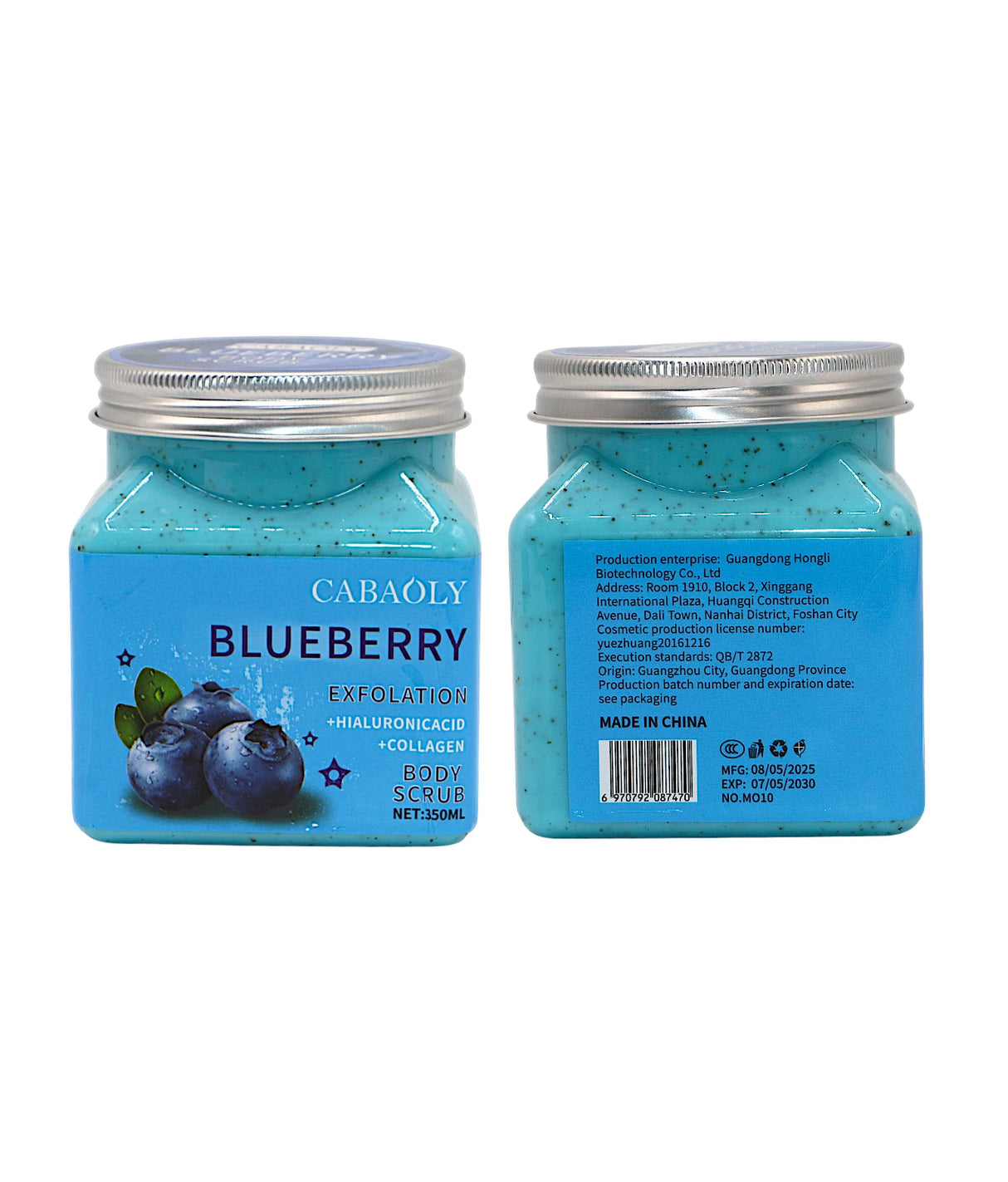cabaoly body scrub blueberry 350ml china m010