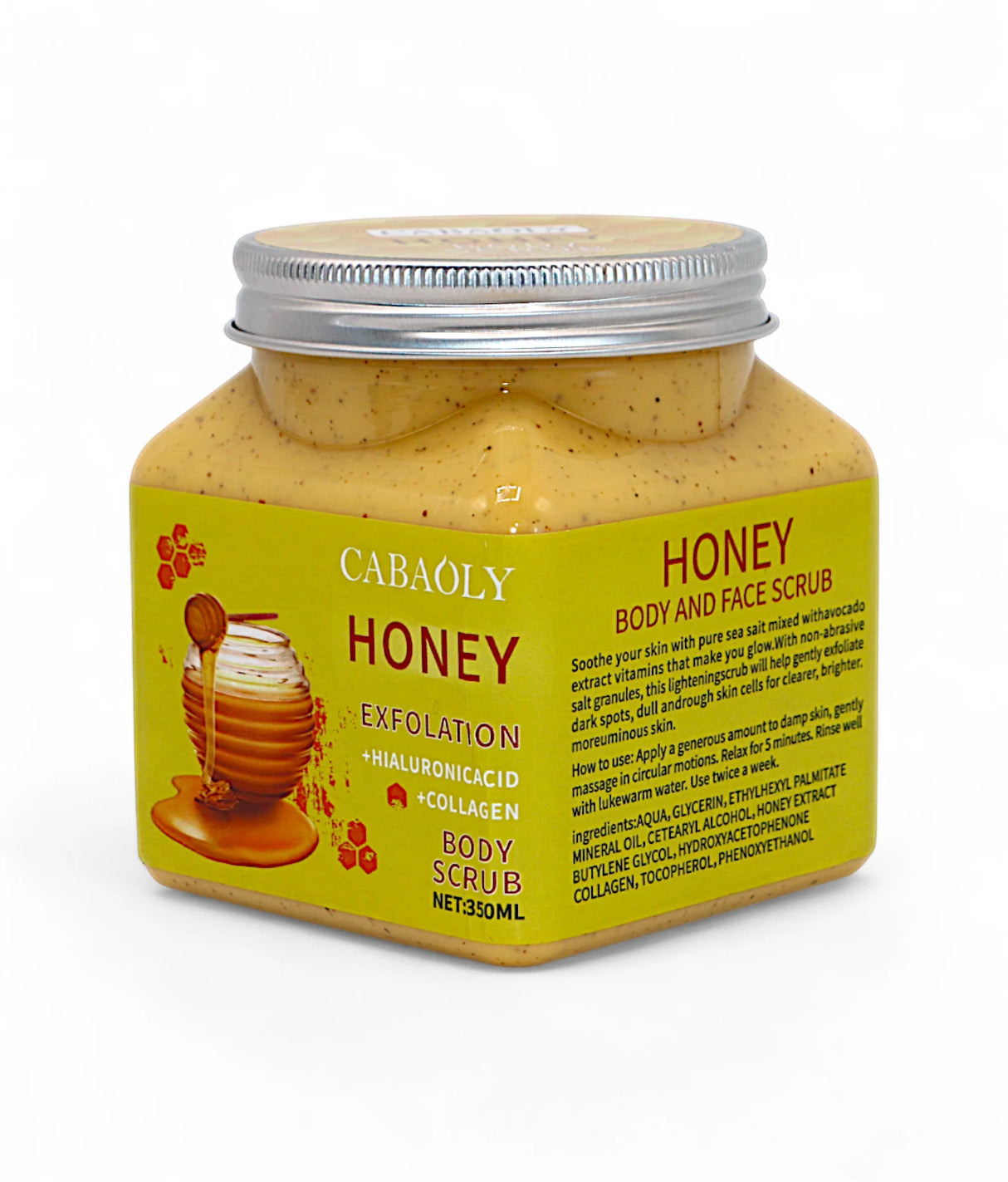 cabaoly body scrub honey 350ml china m011