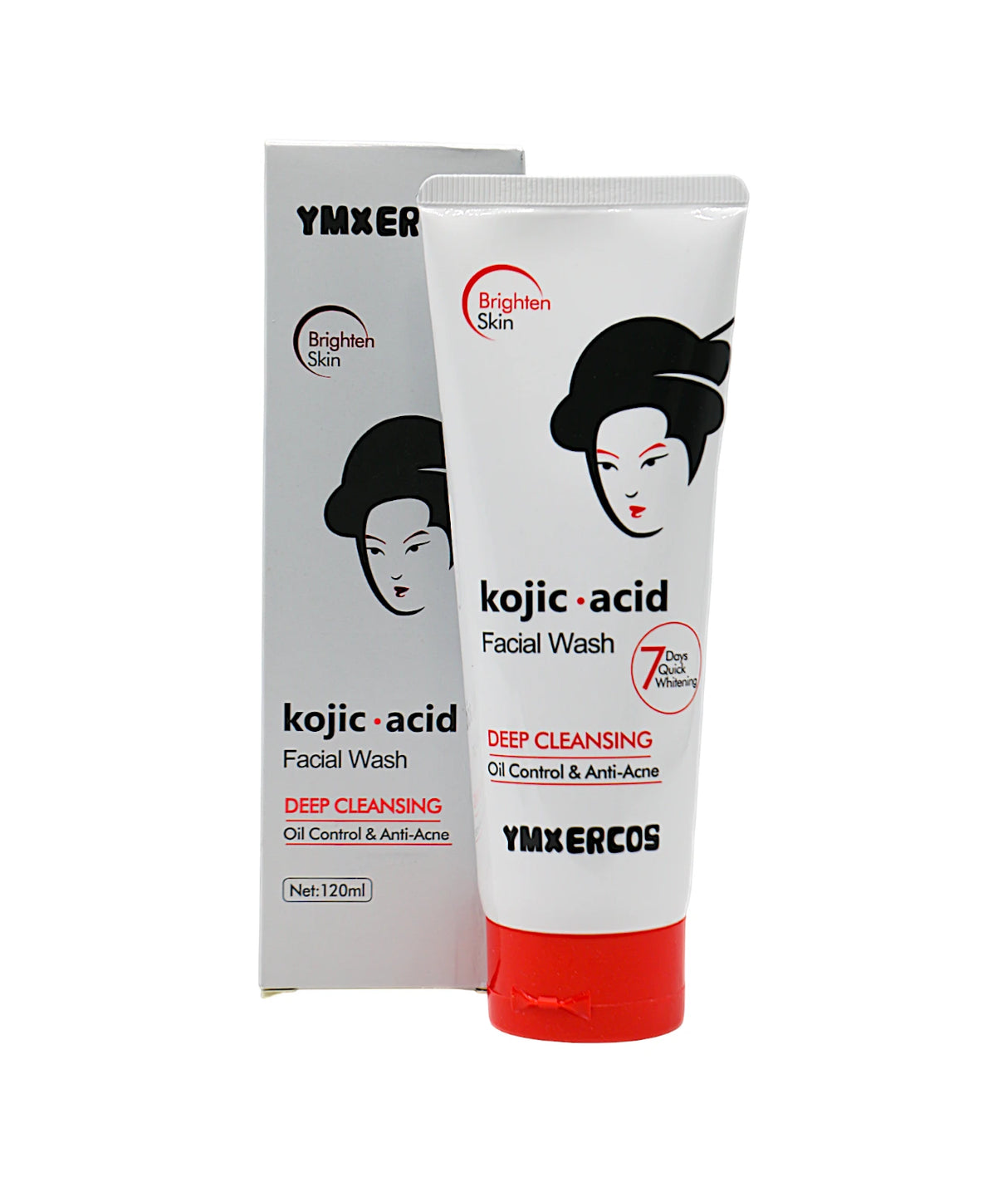 ymxercos face wash kojic acid 120ml china