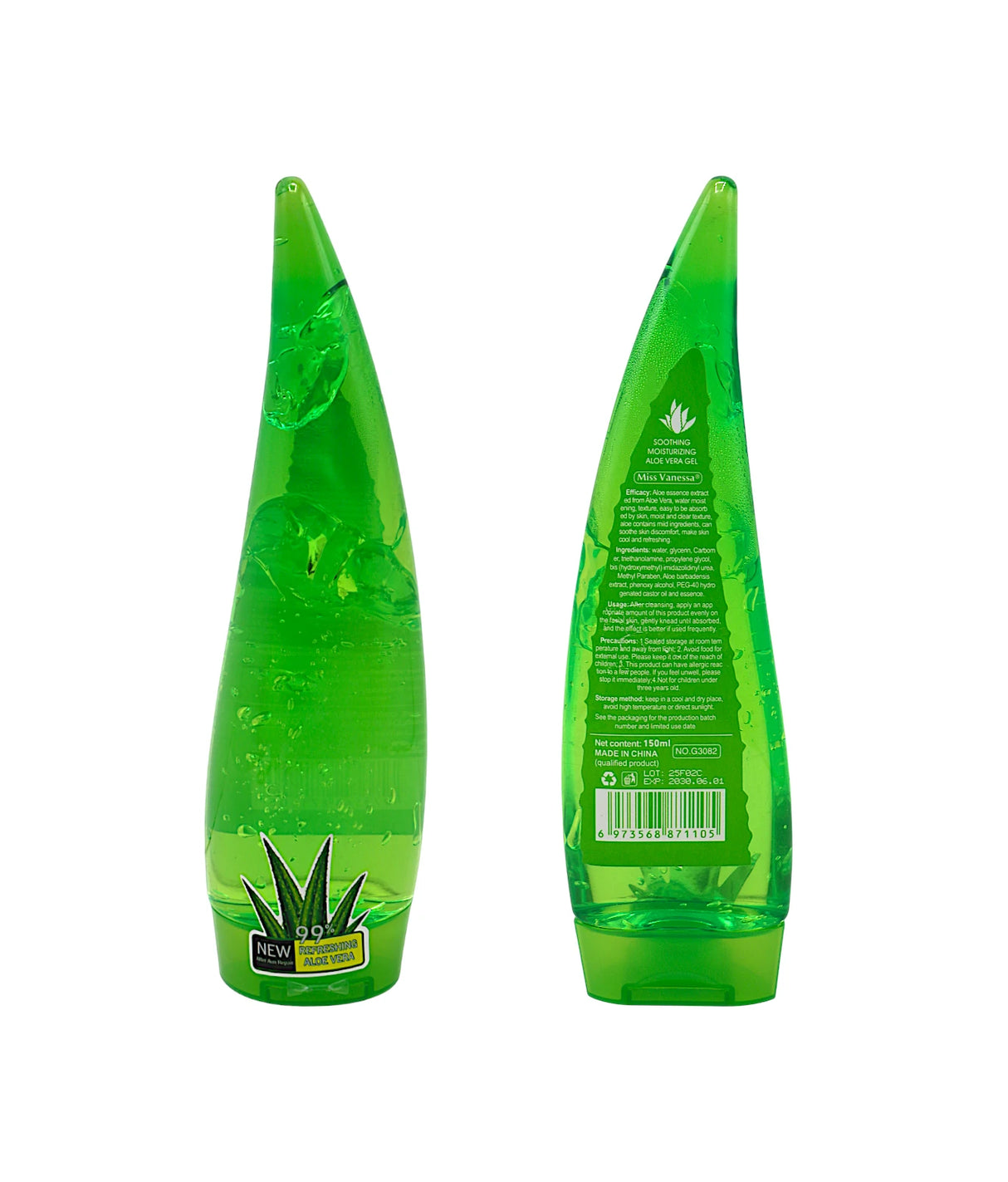 miss vanessa aloe vera gel 150ml china g3082