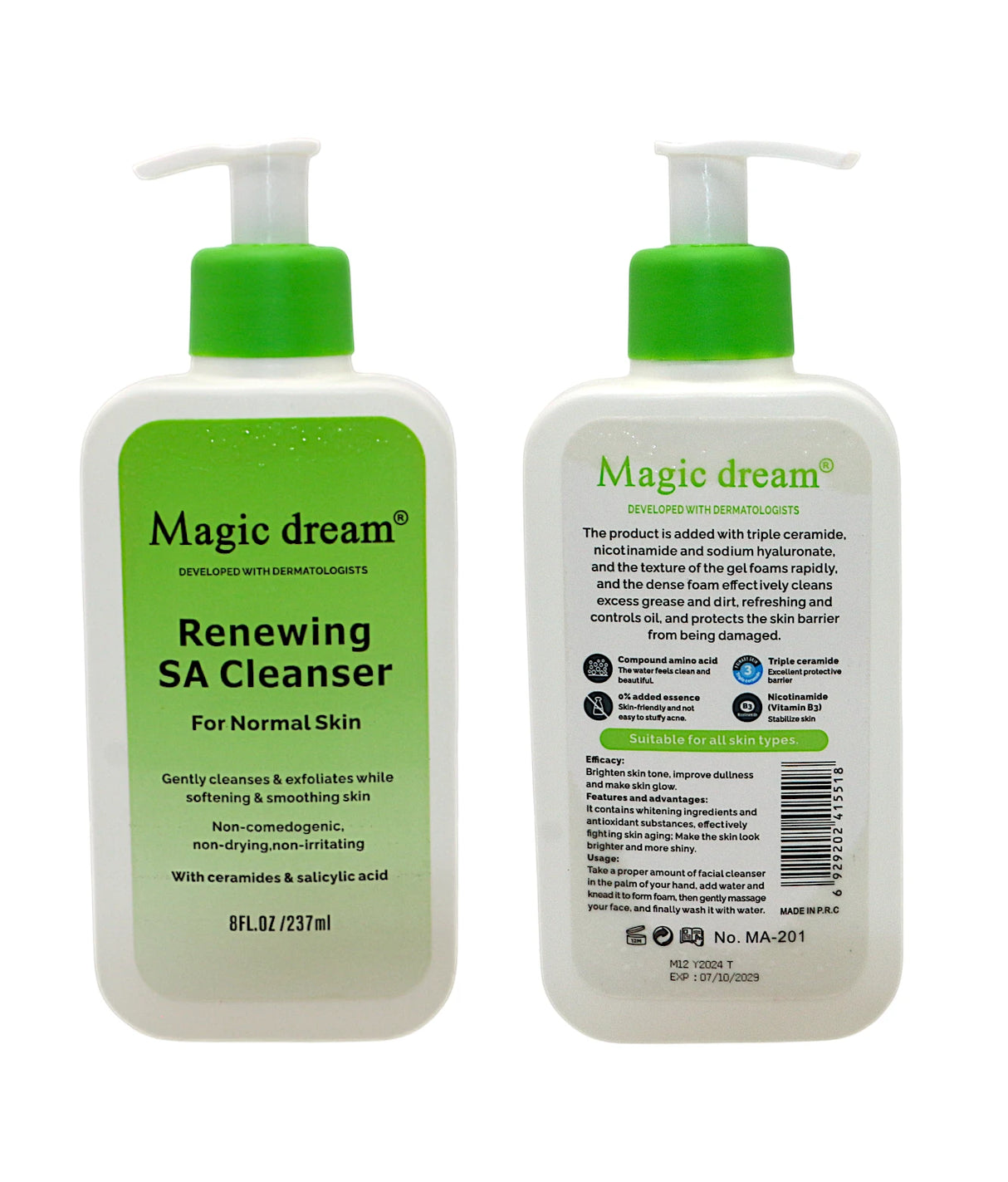magic dream cleanser renewing 236ml china ma-201