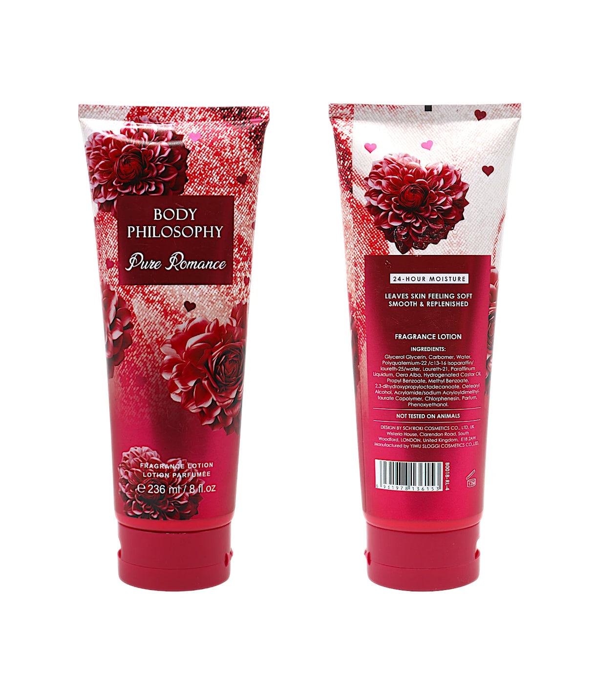body philosophy lotion pure romance 236ml china rl-4