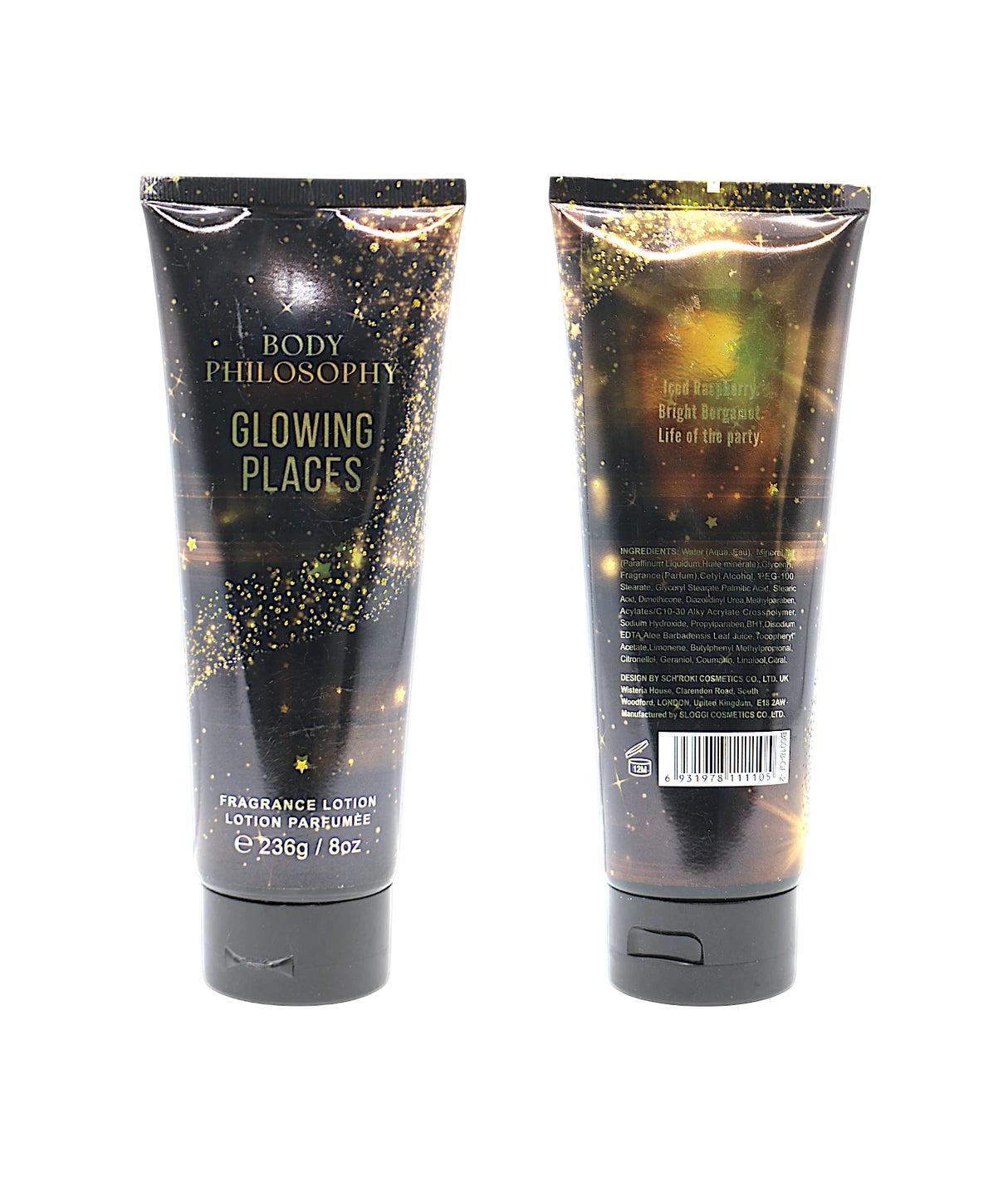 body philosophy lotion glowing places 236ml china gf-2