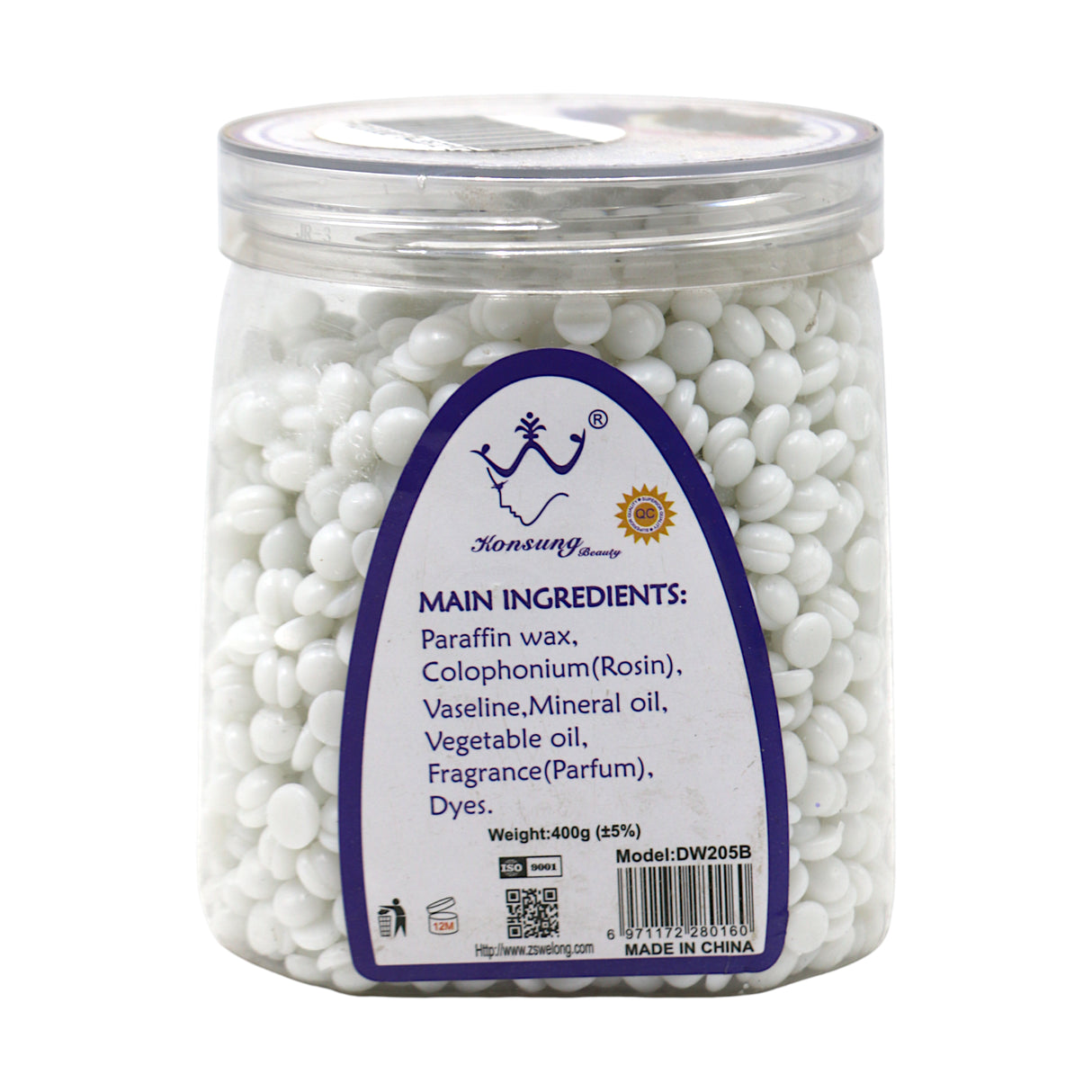 konsung professional hot wax milk 400g dw205 china