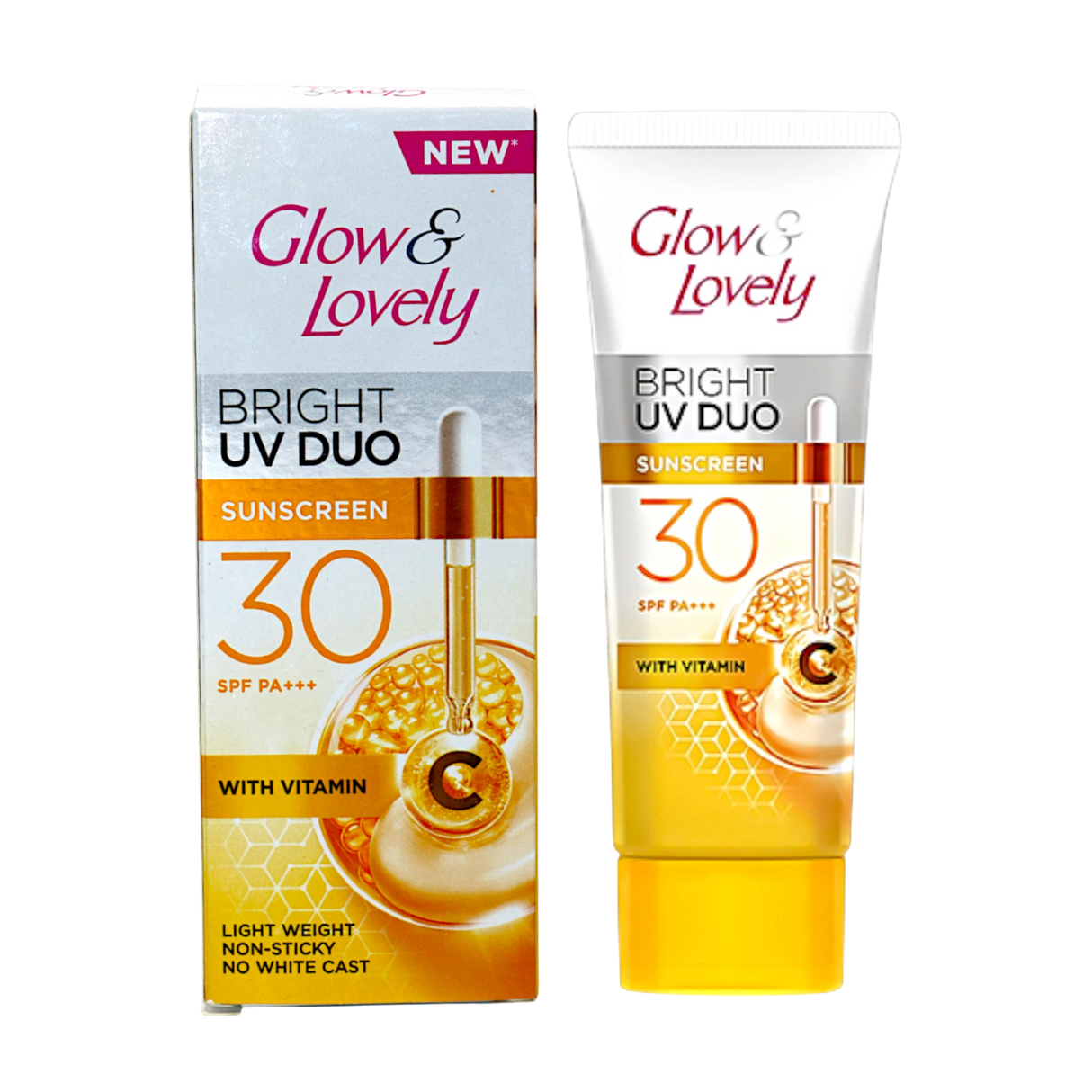 glow & lovely sunscreen spf 30 vitamin c 50g