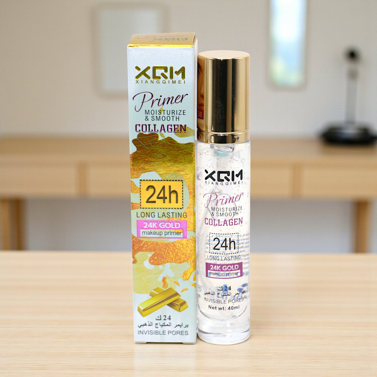 xqm primer 24k collagen 40ml china x2162