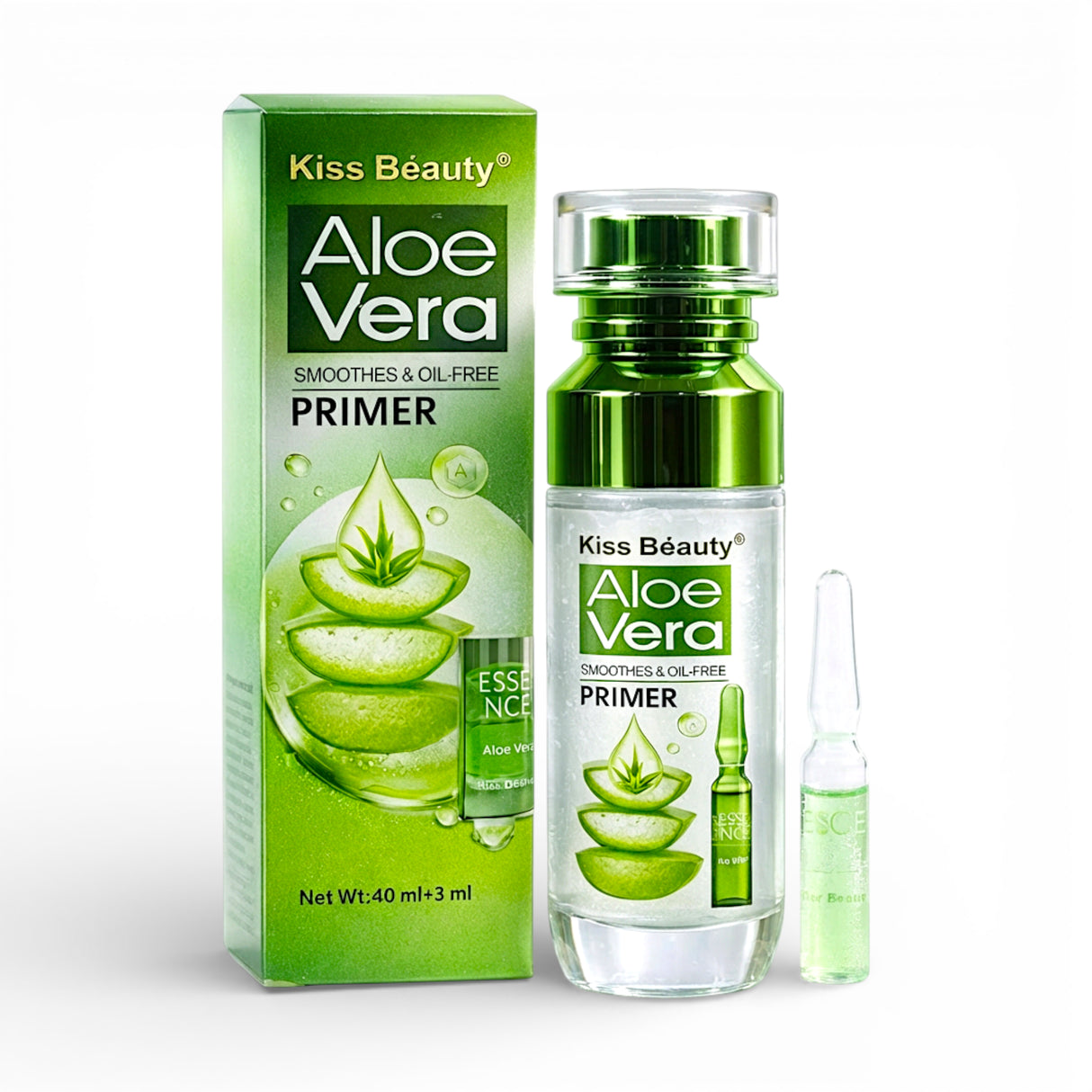 kiss beauty makeup primer aloe vera 40ml+3ml 68218 china