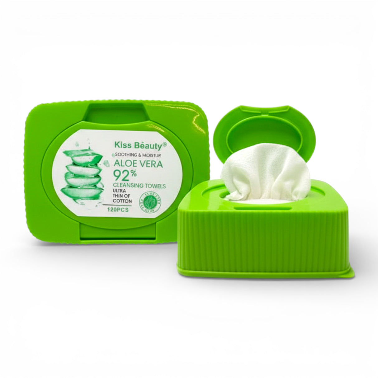 kiss beauty aloe vera cleansing towel 120pc 1034 china