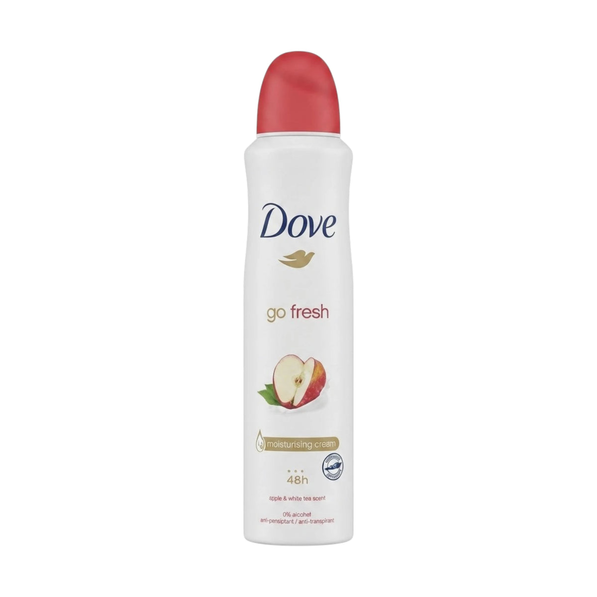 dove body spray go fresh apple & white tea scent 250ml