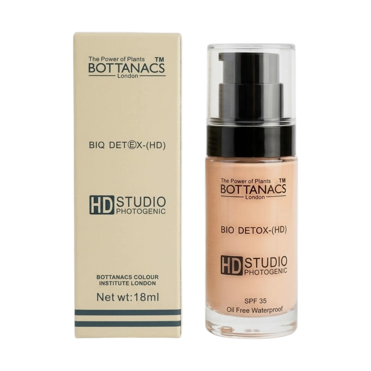 bottanacs foundation hd be02 light 18ml