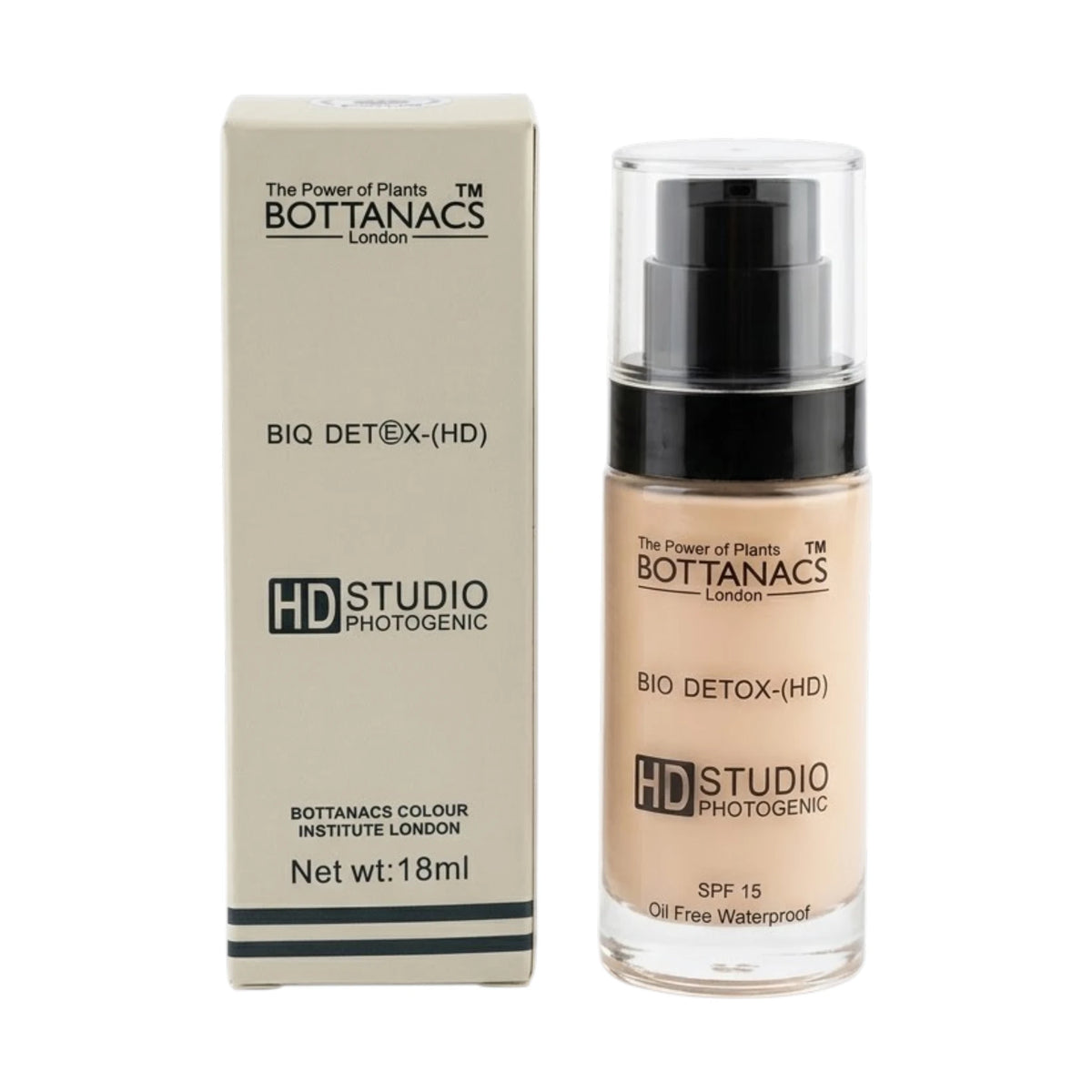 bottanacs foundation hd be03 natural beige 18ml