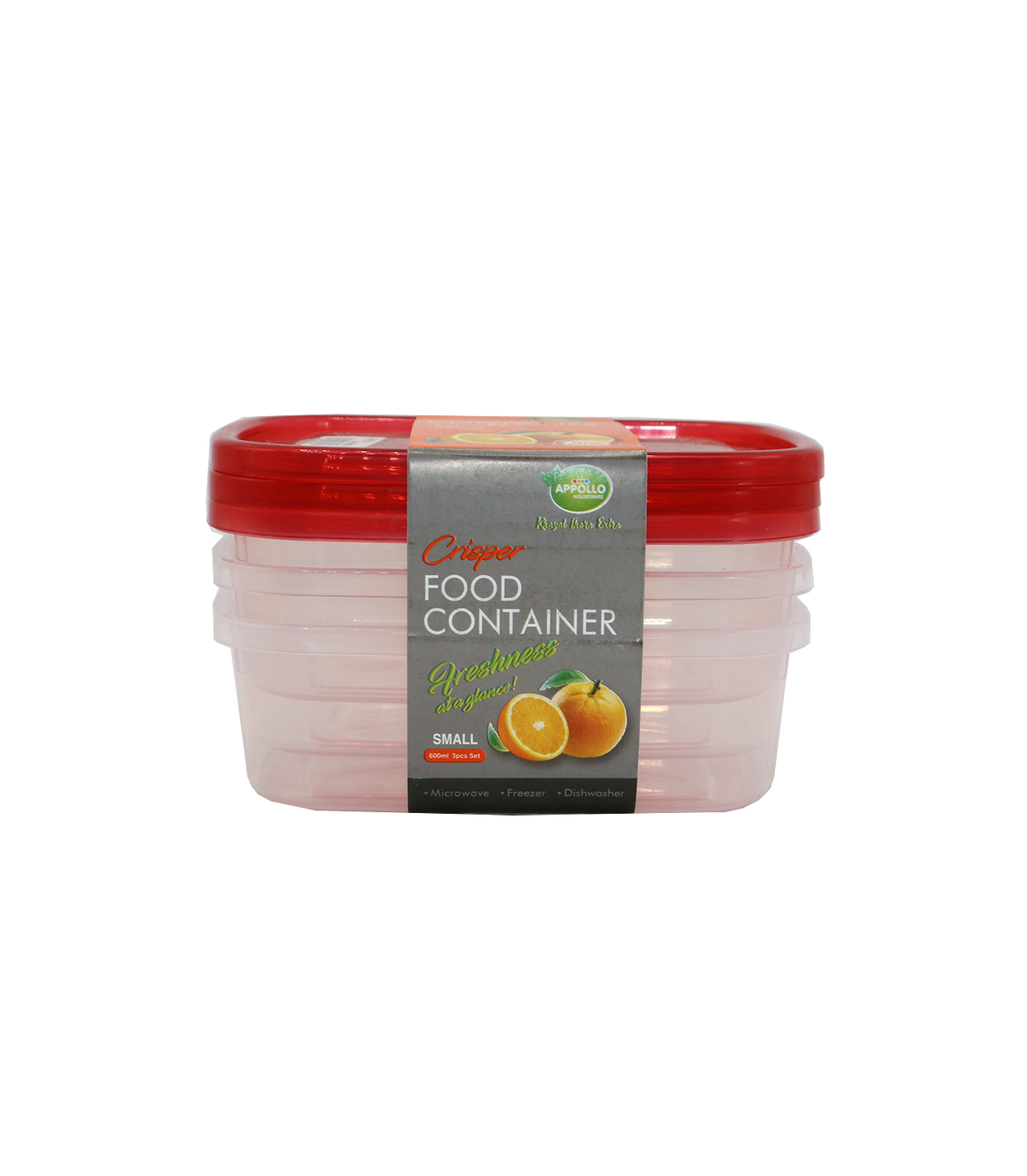 appollo crisper box set 3pc small pak d092