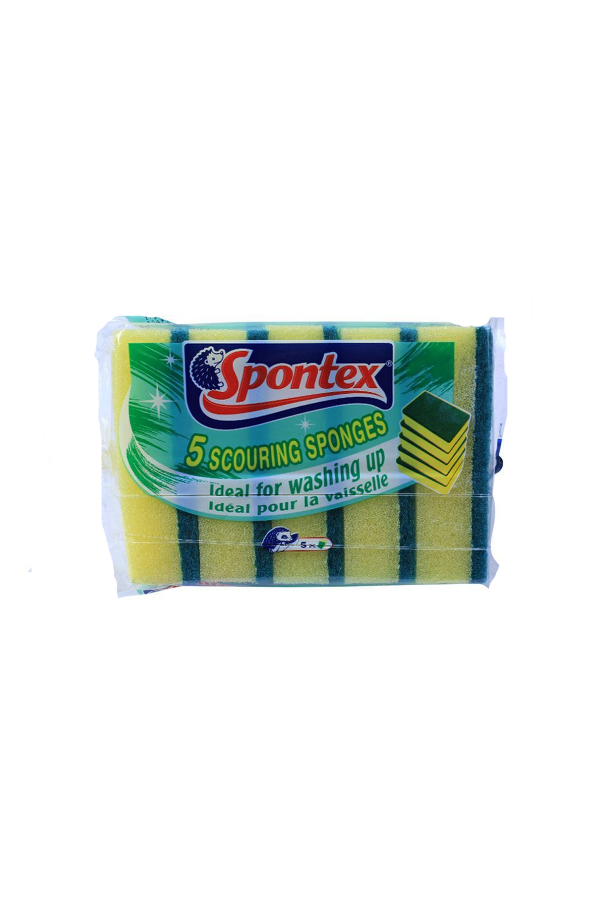 spontex scouring sponges 5pc