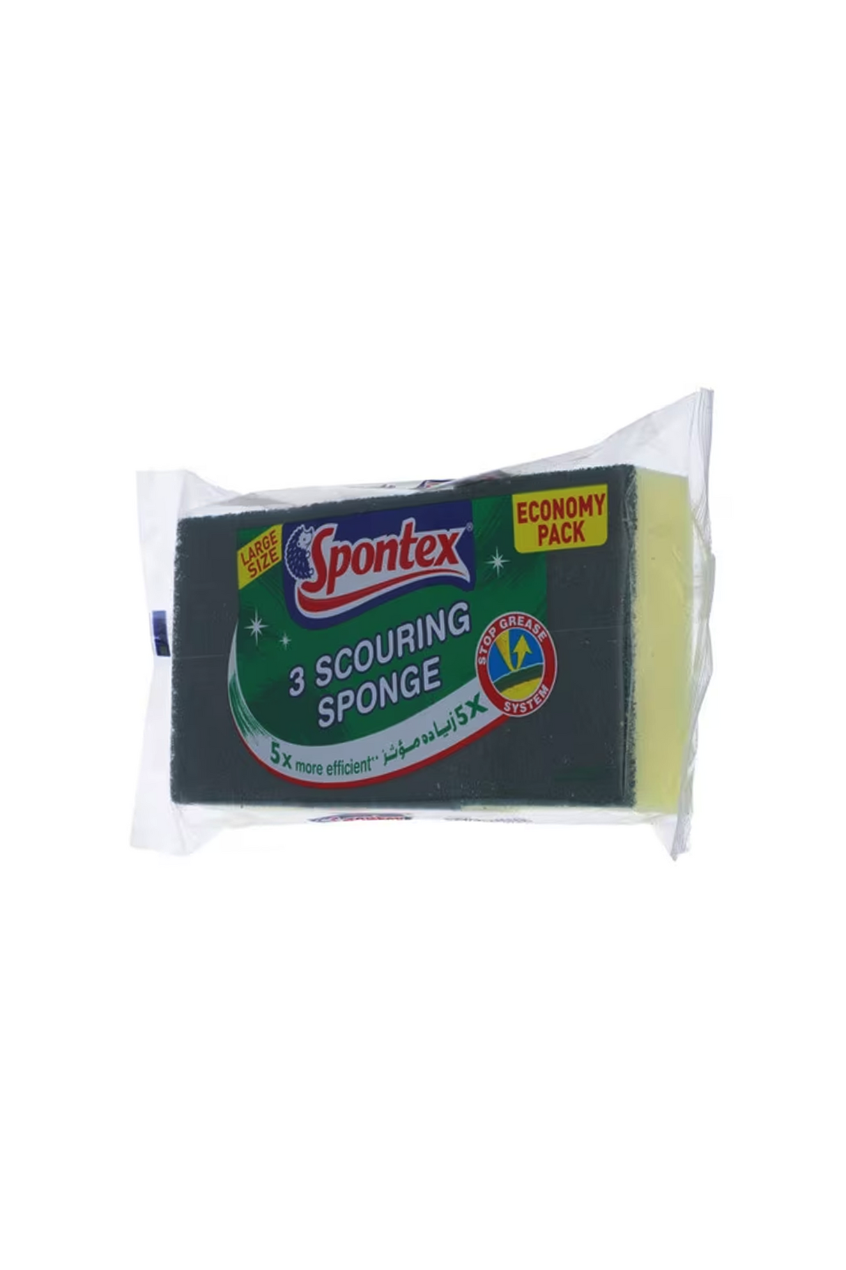 spontex scouring sponge l
