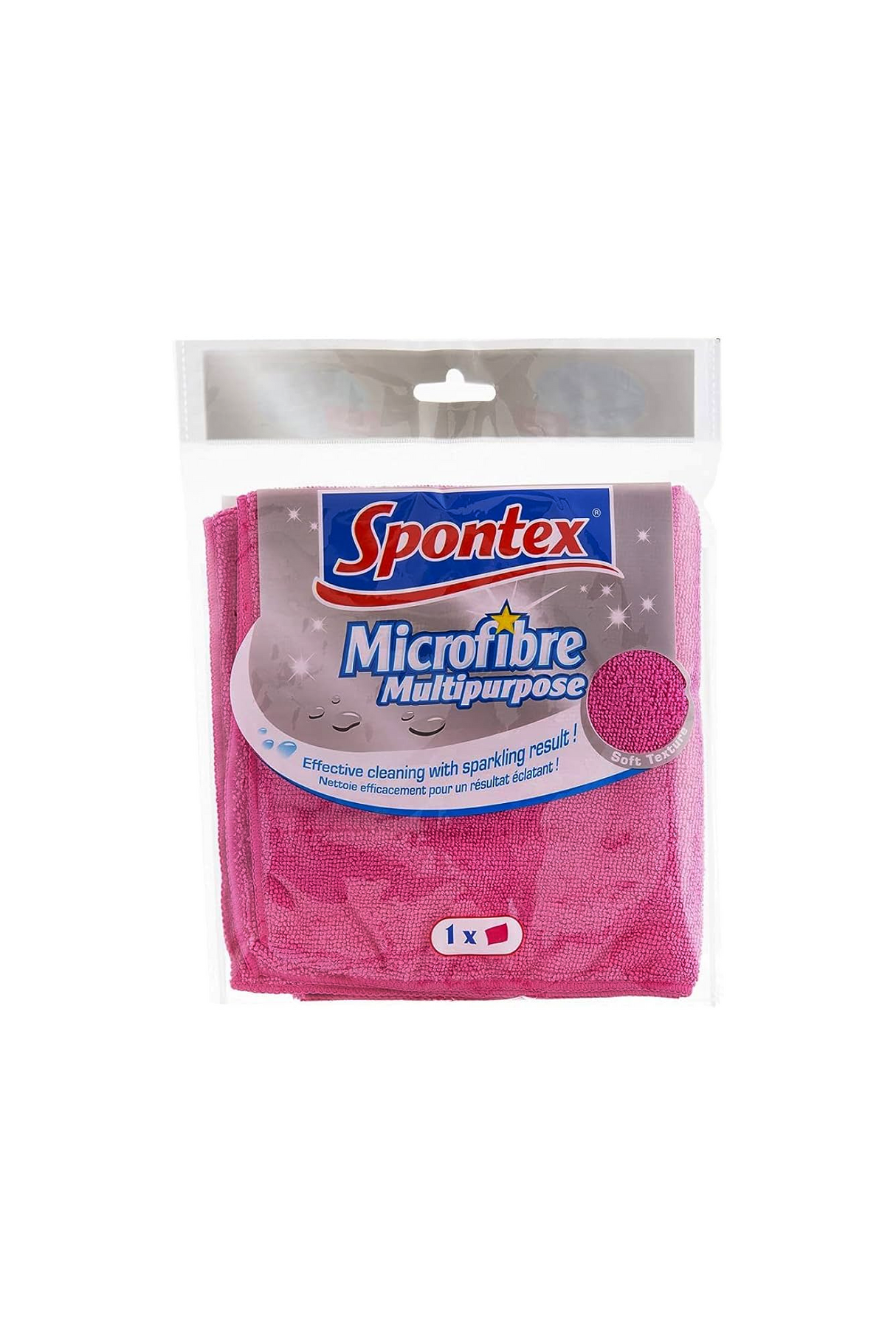 spontex microfibre cloth 1pc