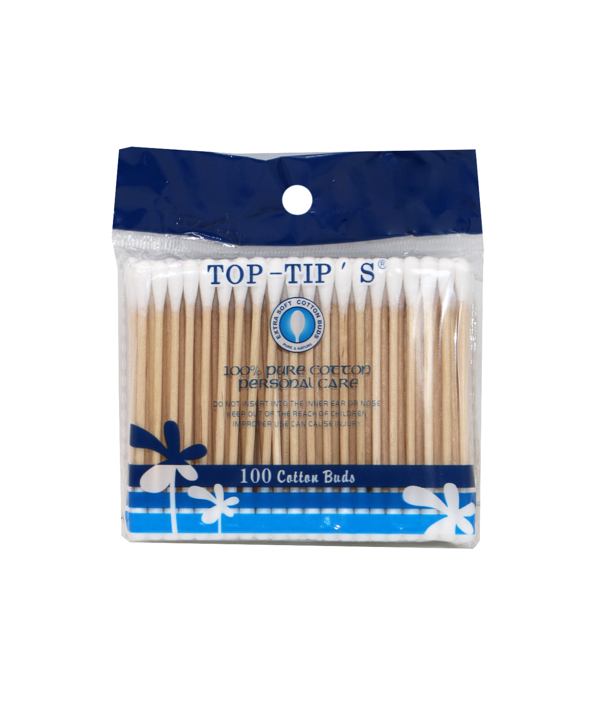 cotton bud wood 100pc pack