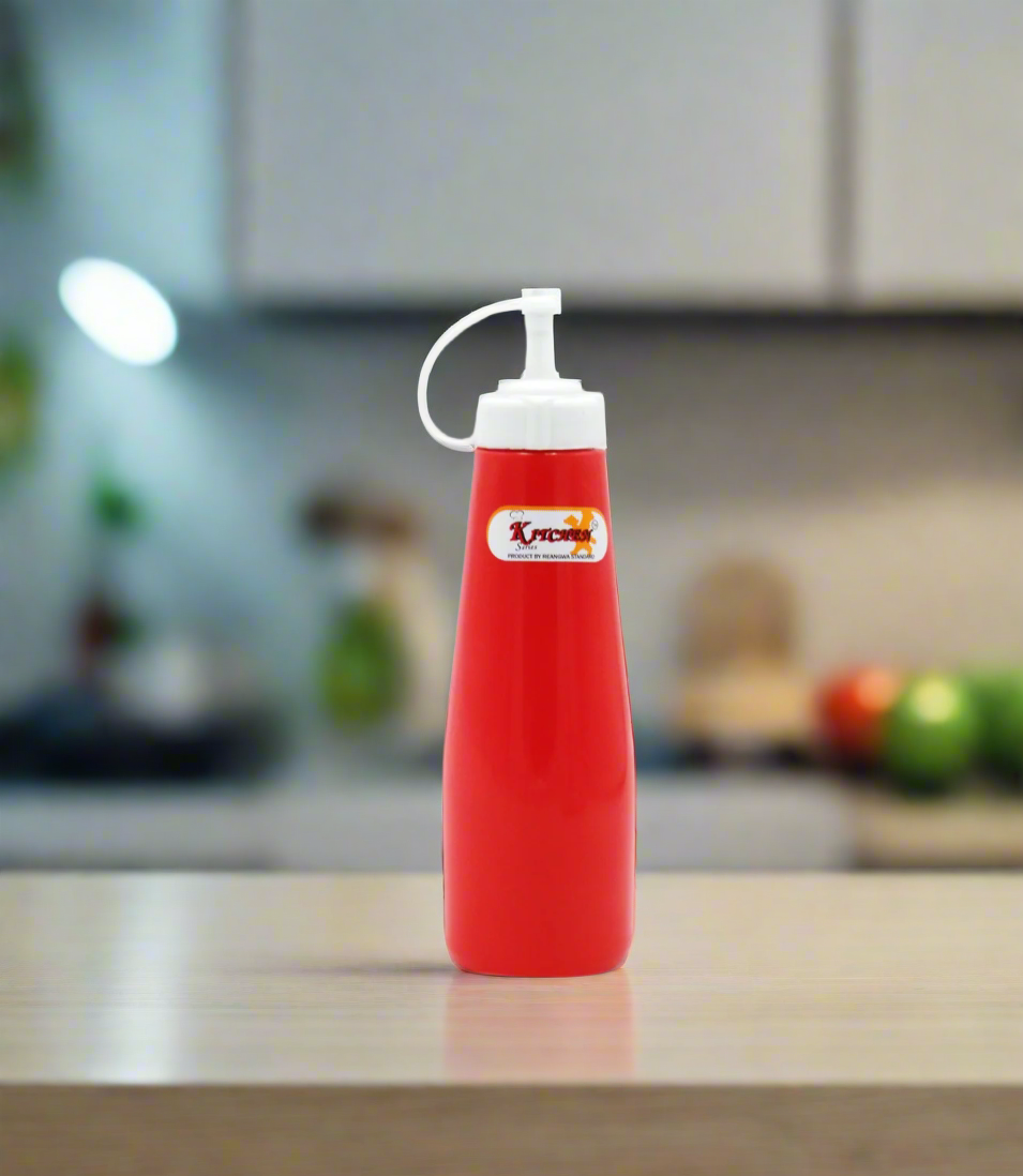 plastic ketchup bottle 470ml thai 9091