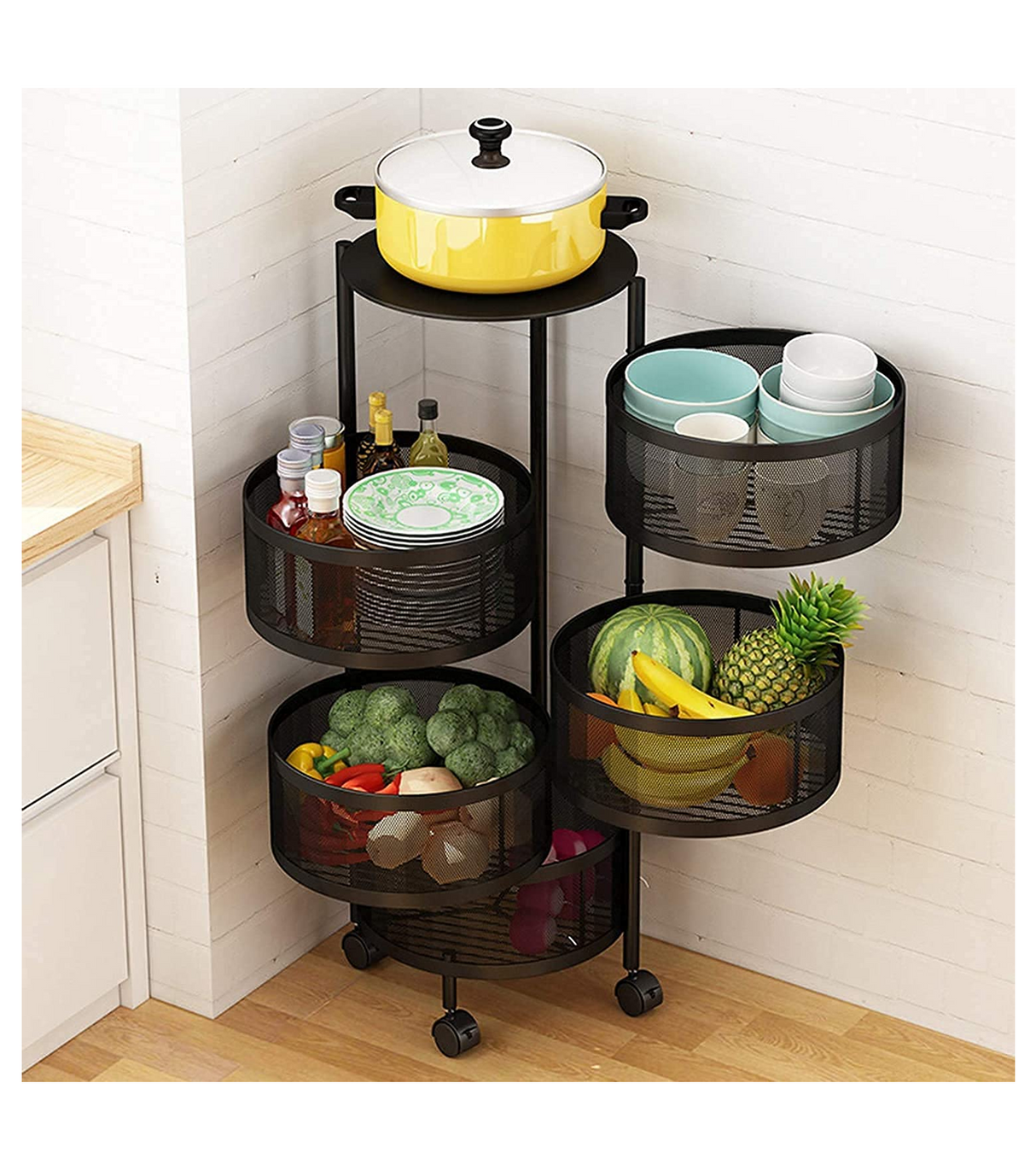 ss multi rack 5tier round china 7804-5
