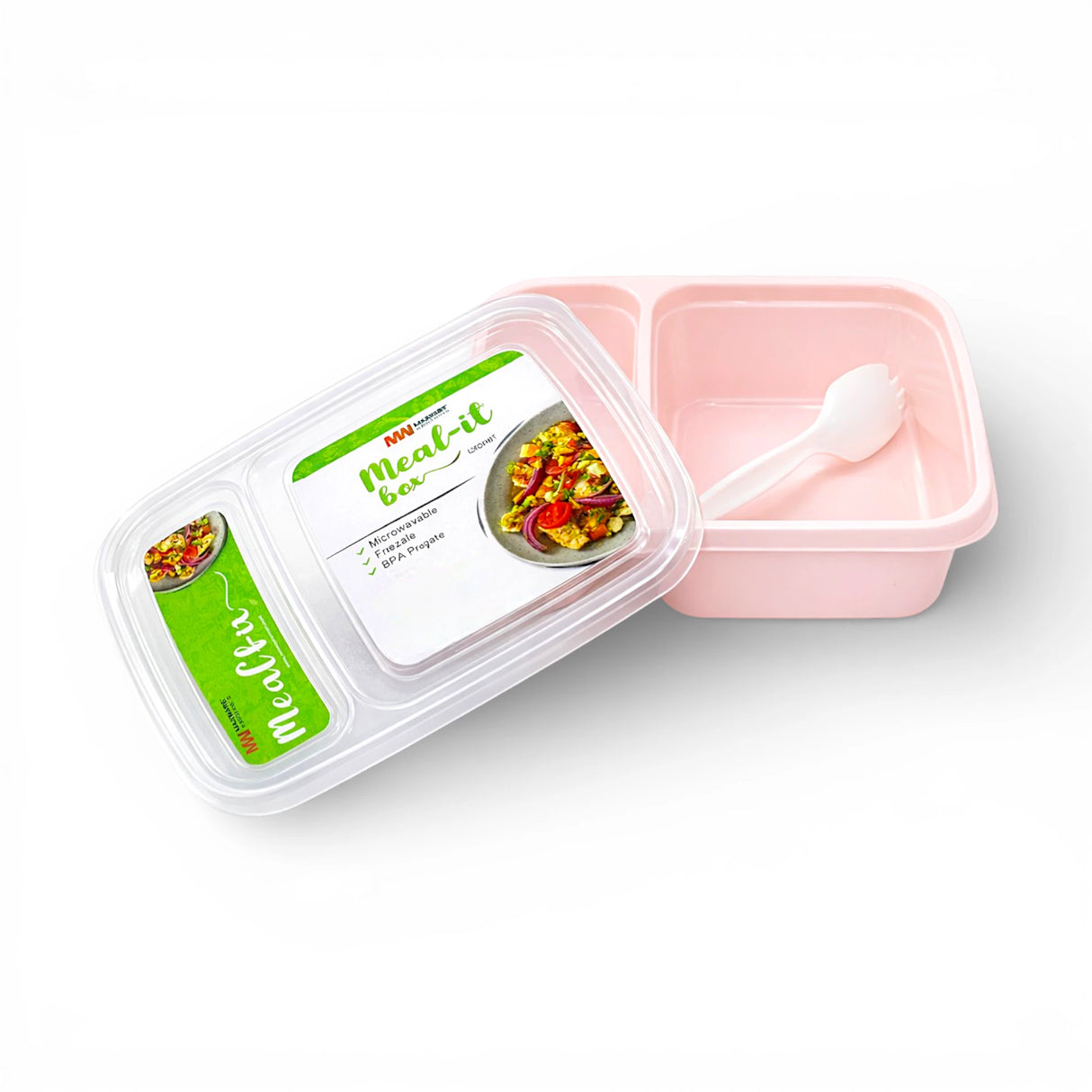 plastic lunch box 700ml pak meal it