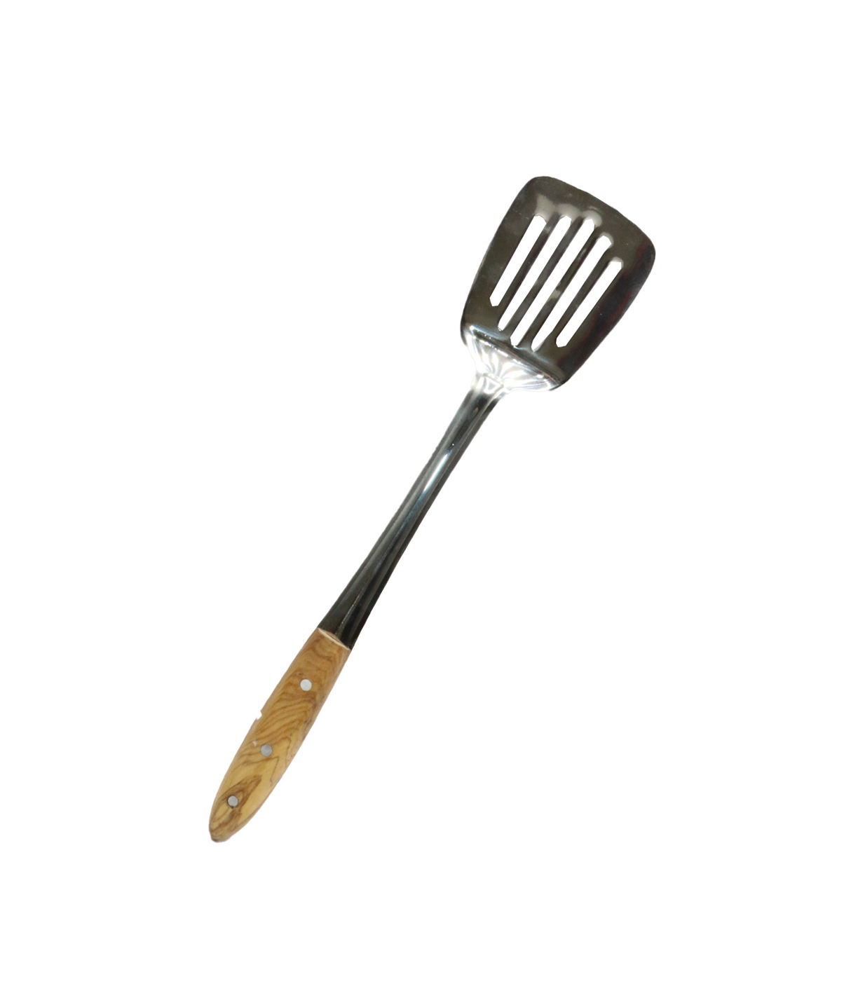 ss spatula wood handle 12''