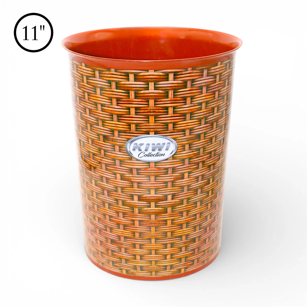 plastic dustbin medium pak rattan