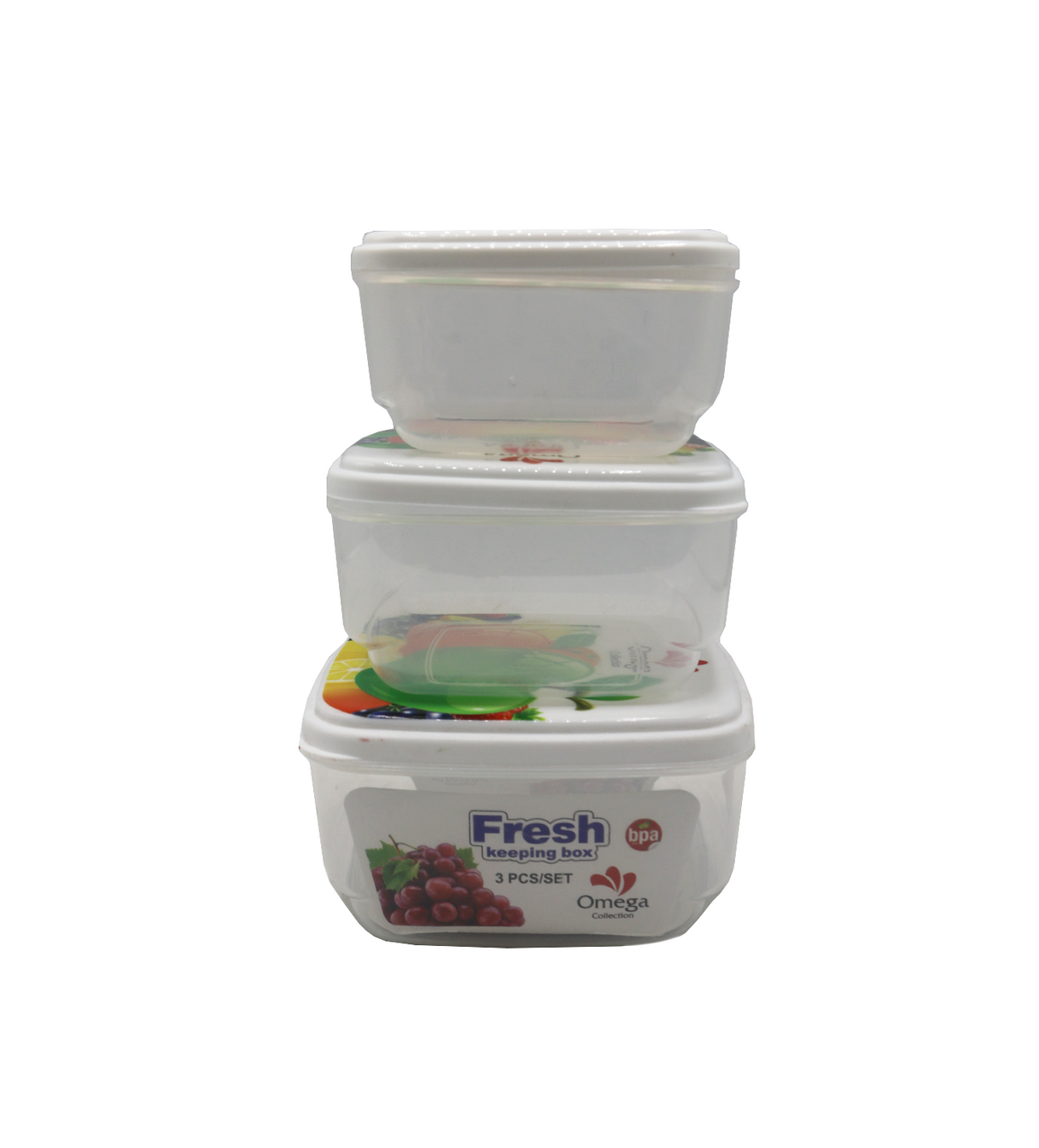 omega plastic box set 3pc pak d205