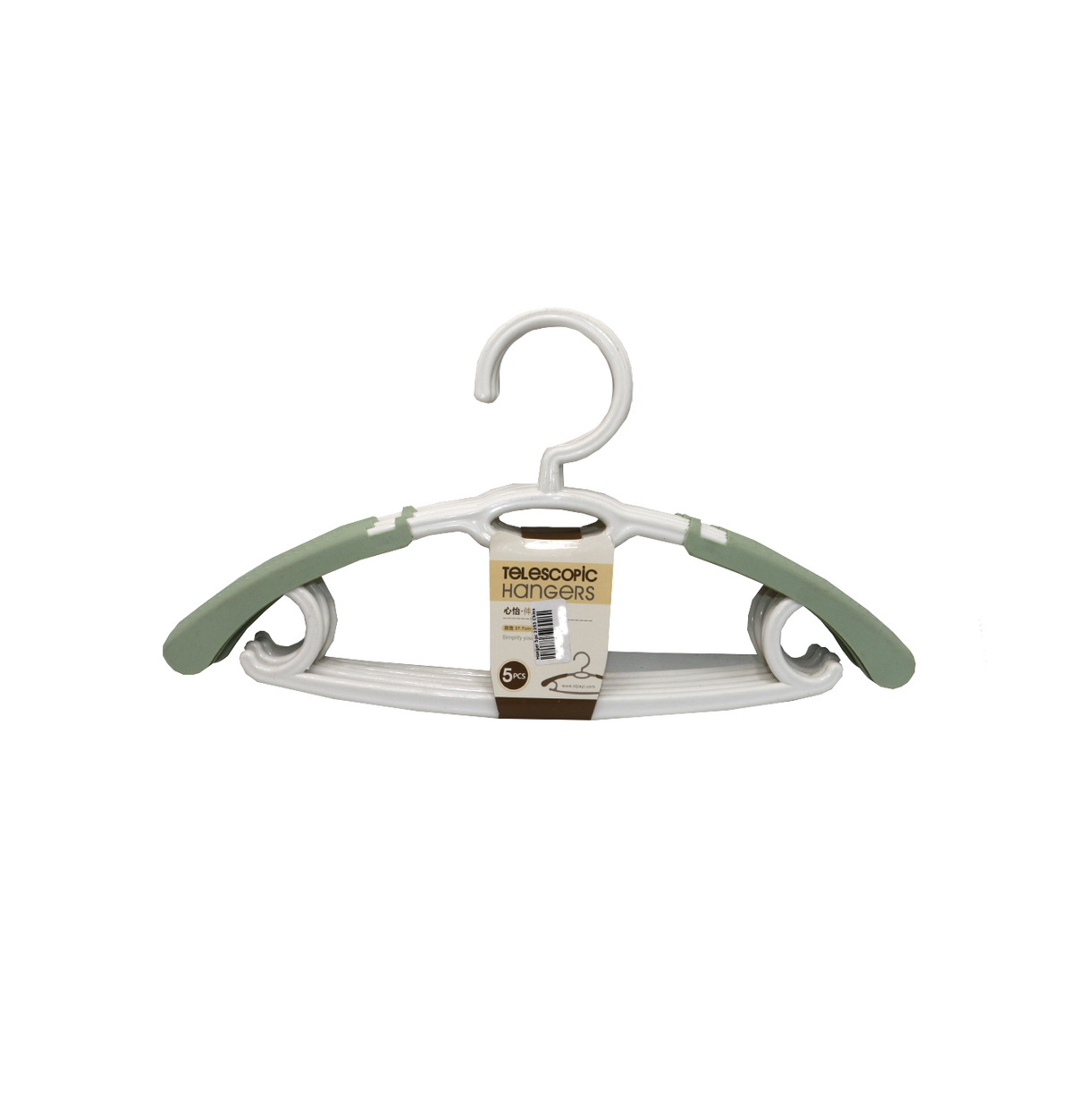 plastic folding hanger 5pc 44cm china r2253