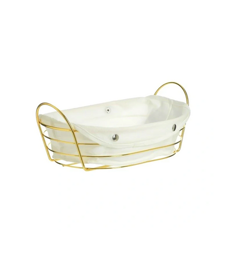 ss bread basket oval china
