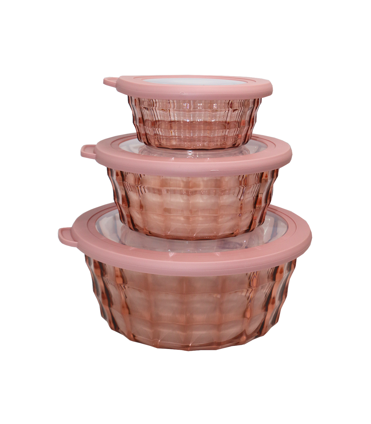 acrylic box set 3pc round china 21877